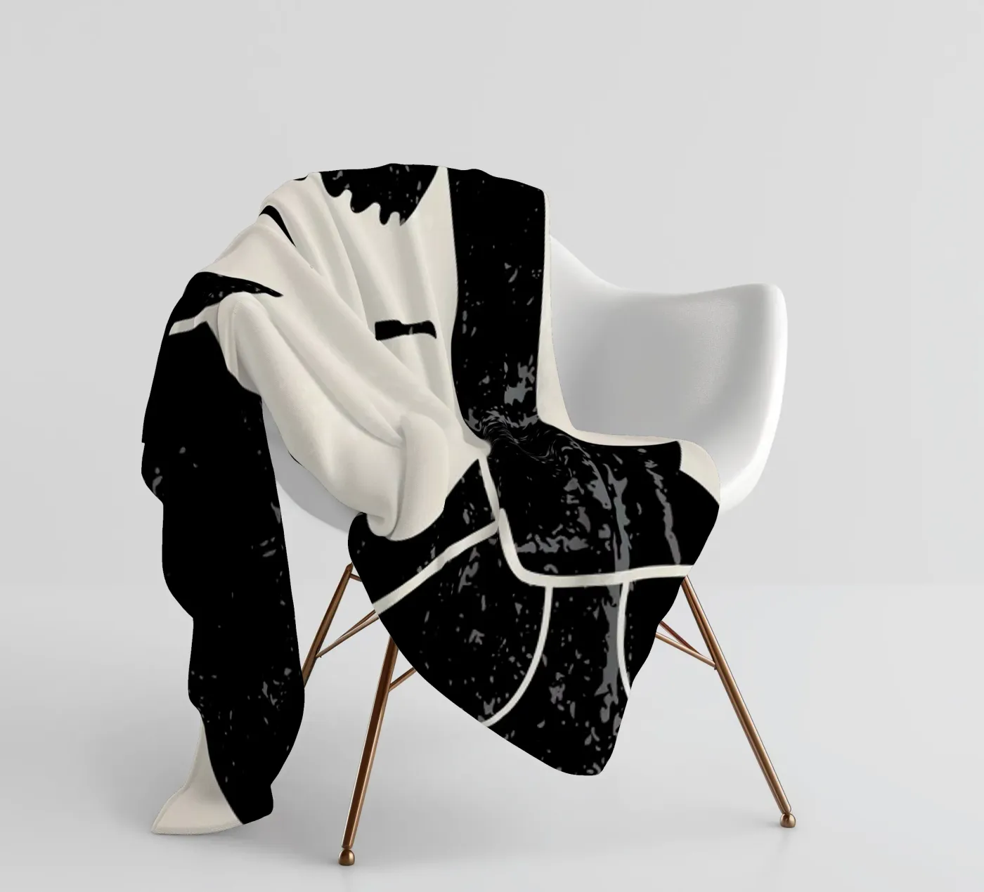 Fringe fleece blanket by Graphite