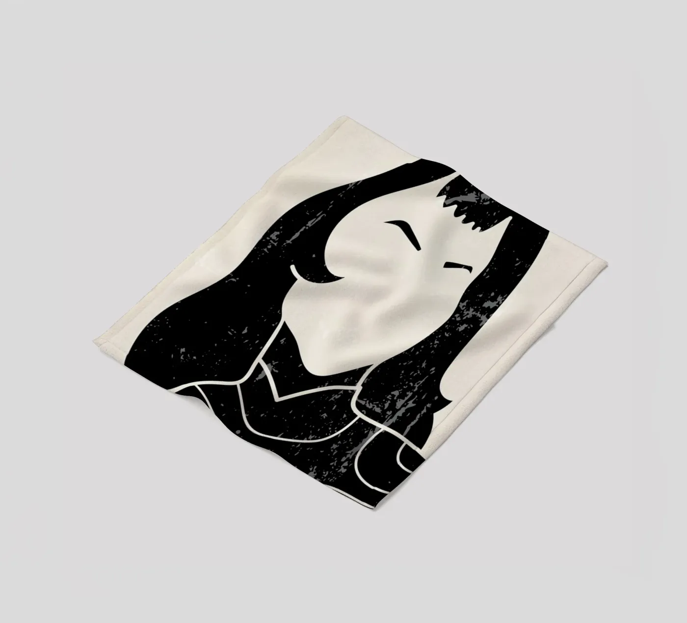 Fringe fleece blanket by Graphite