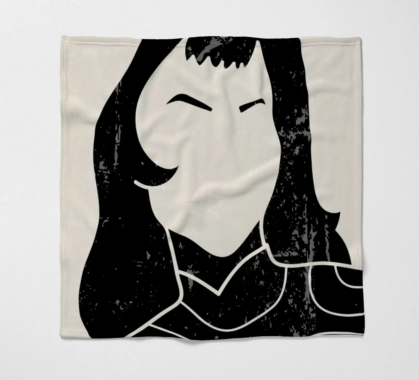 Fringe fleece blanket by Graphite