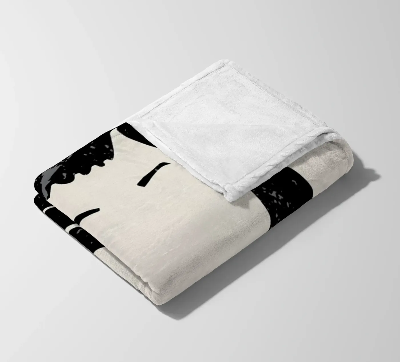 Fringe fleece blanket by Graphite
