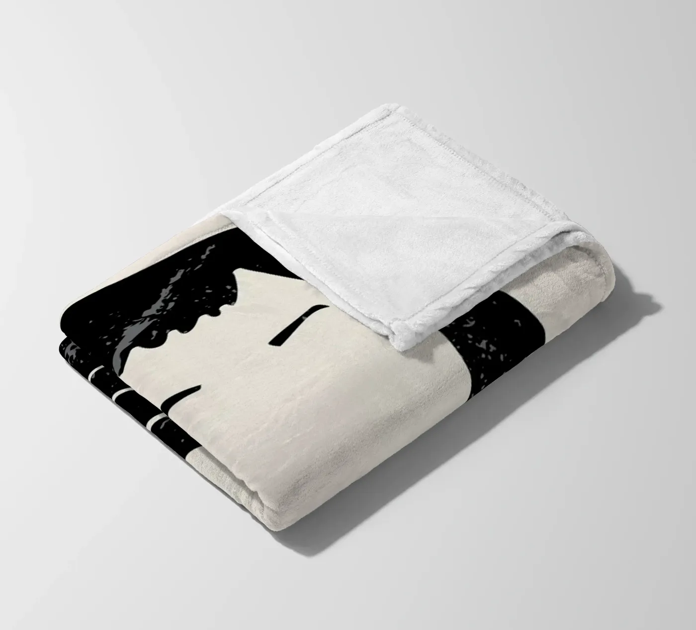 Fringe fleece blanket by Graphite