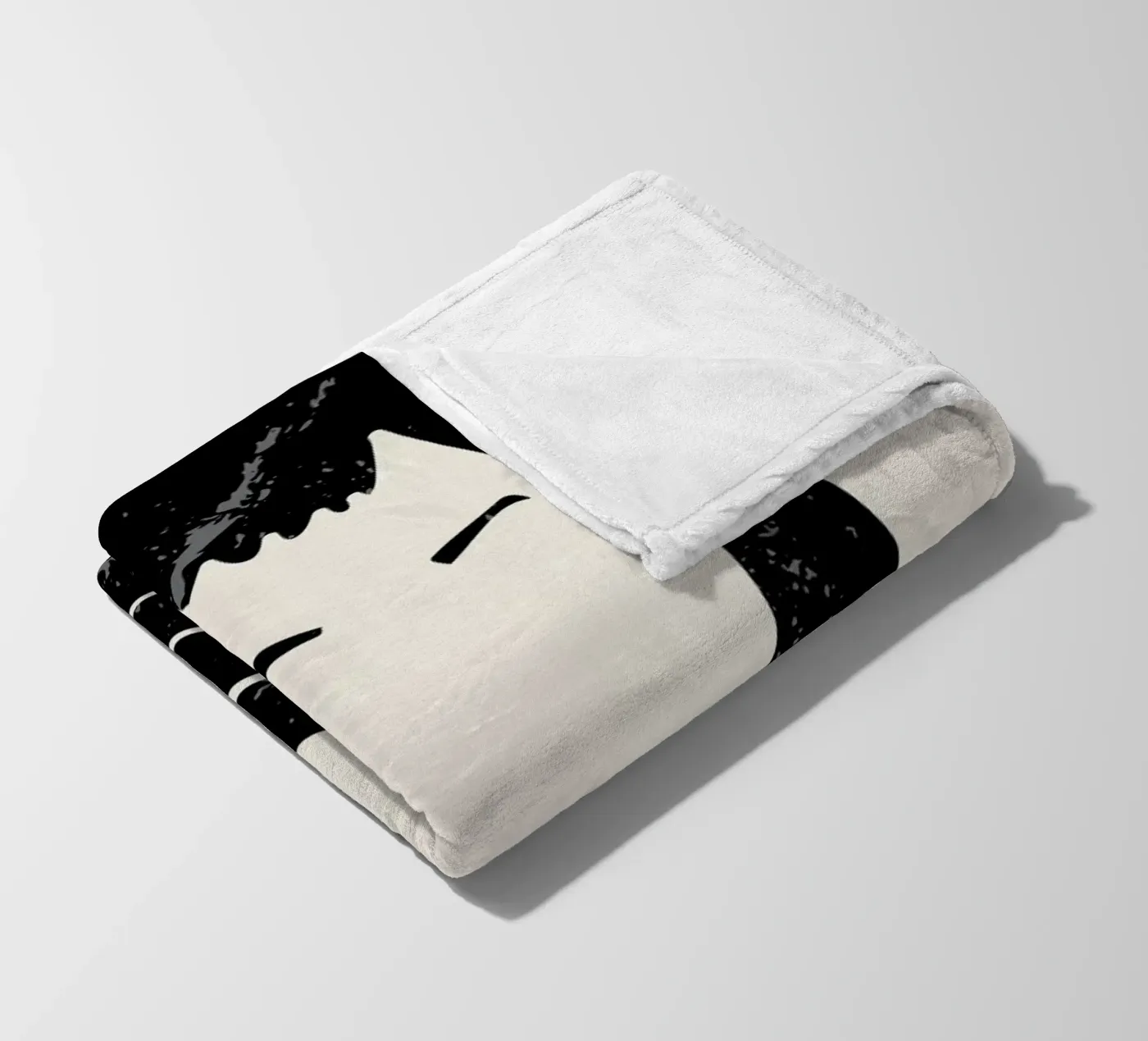 Fringe fleece blanket by Graphite