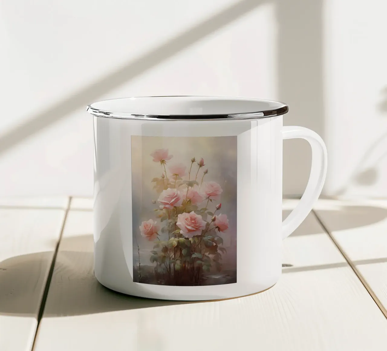 Rozen tazza in smalto da Imagine