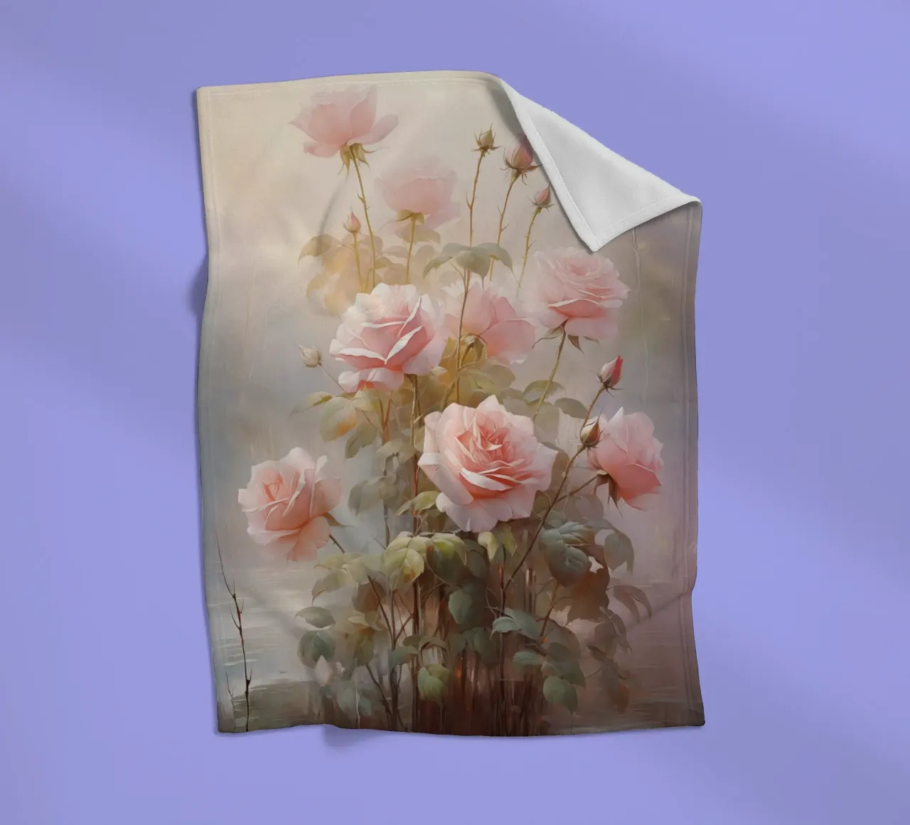 Rozen fleece blanket by Imagine