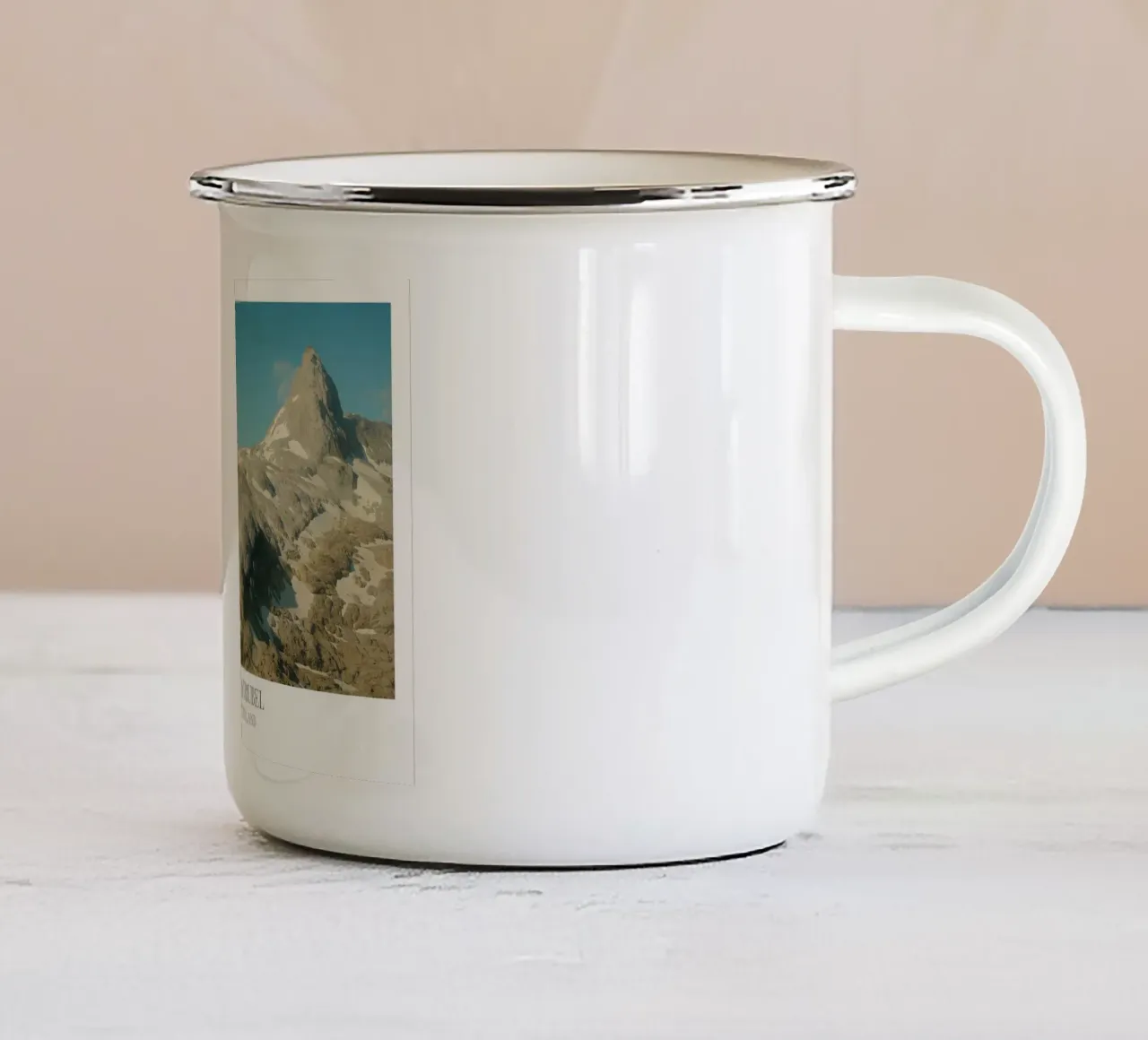 Wildstrubel II: Switzerland tazza in smalto da FujiFrames