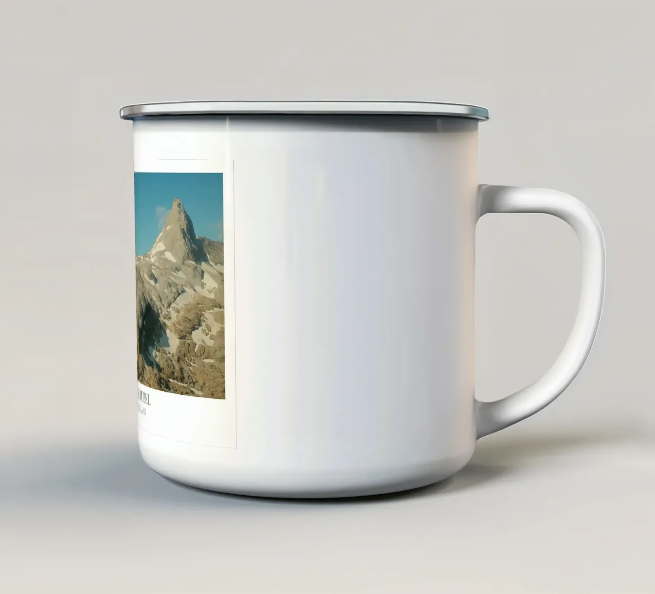 Wildstrubel II: Switzerland tazza in smalto da FujiFrames