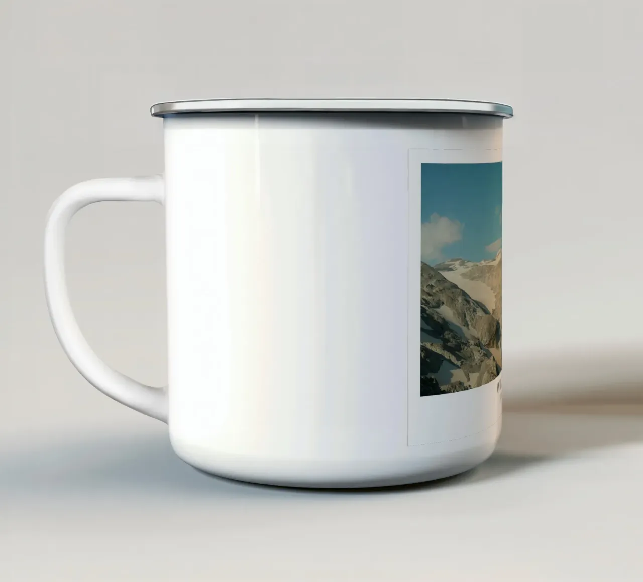 Wildstrubel II: Switzerland tazza in smalto da FujiFrames