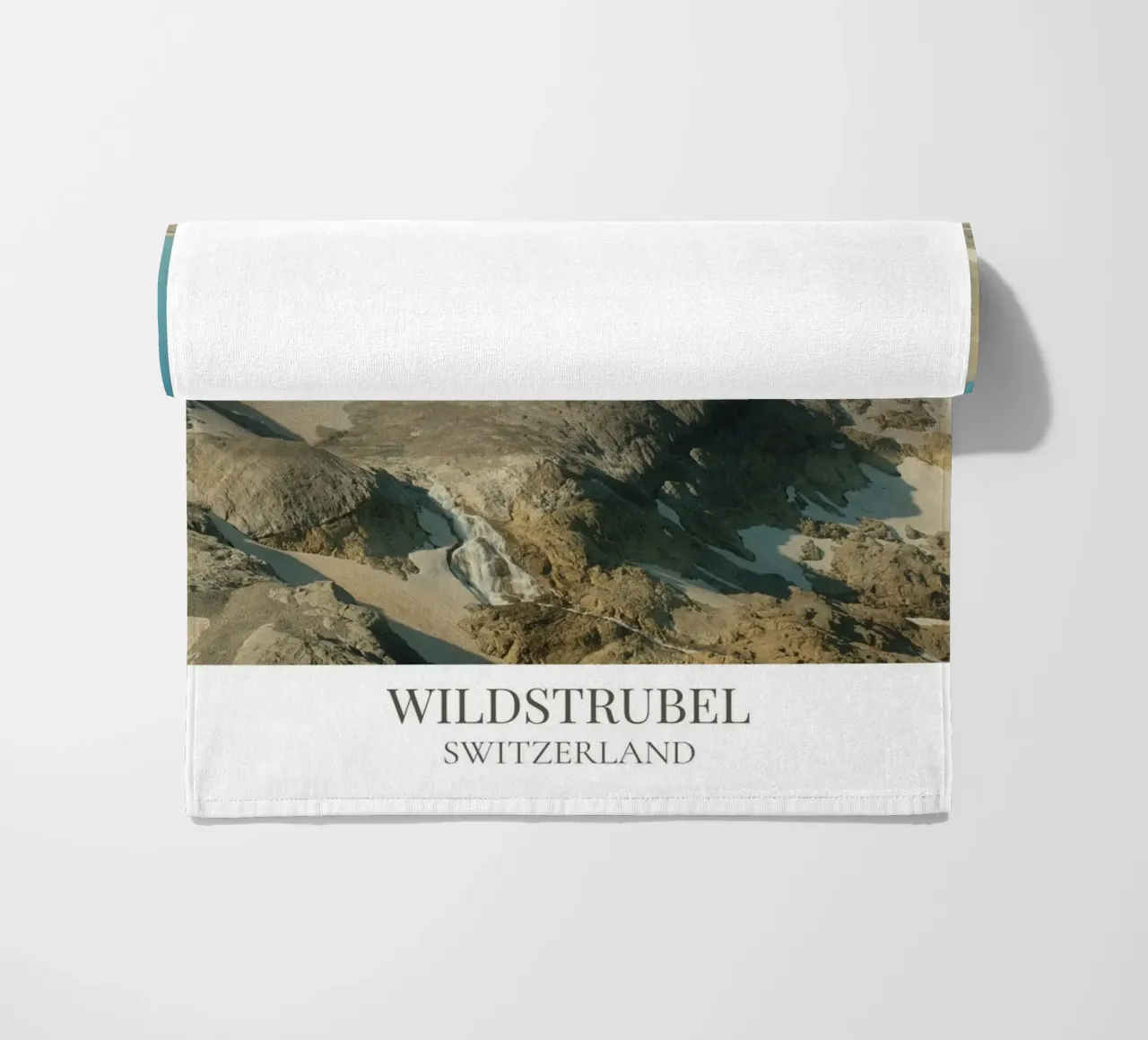 Wildstrubel II: Switzerland beach towel by FujiFrames