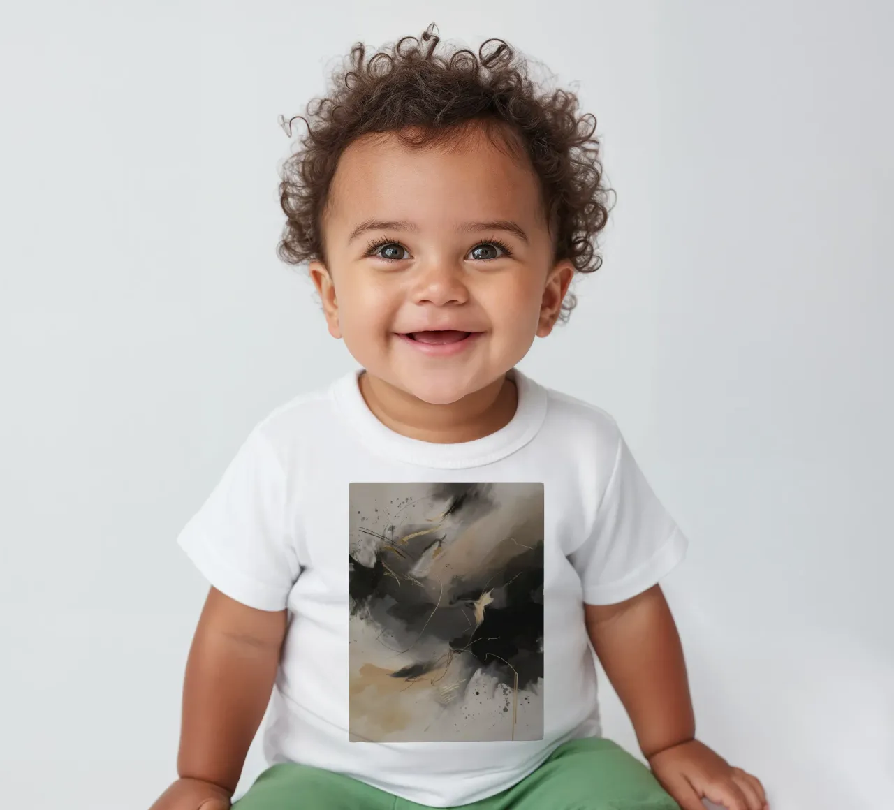 Ash Veil Sparks baby t-shirt by Monarch Arc