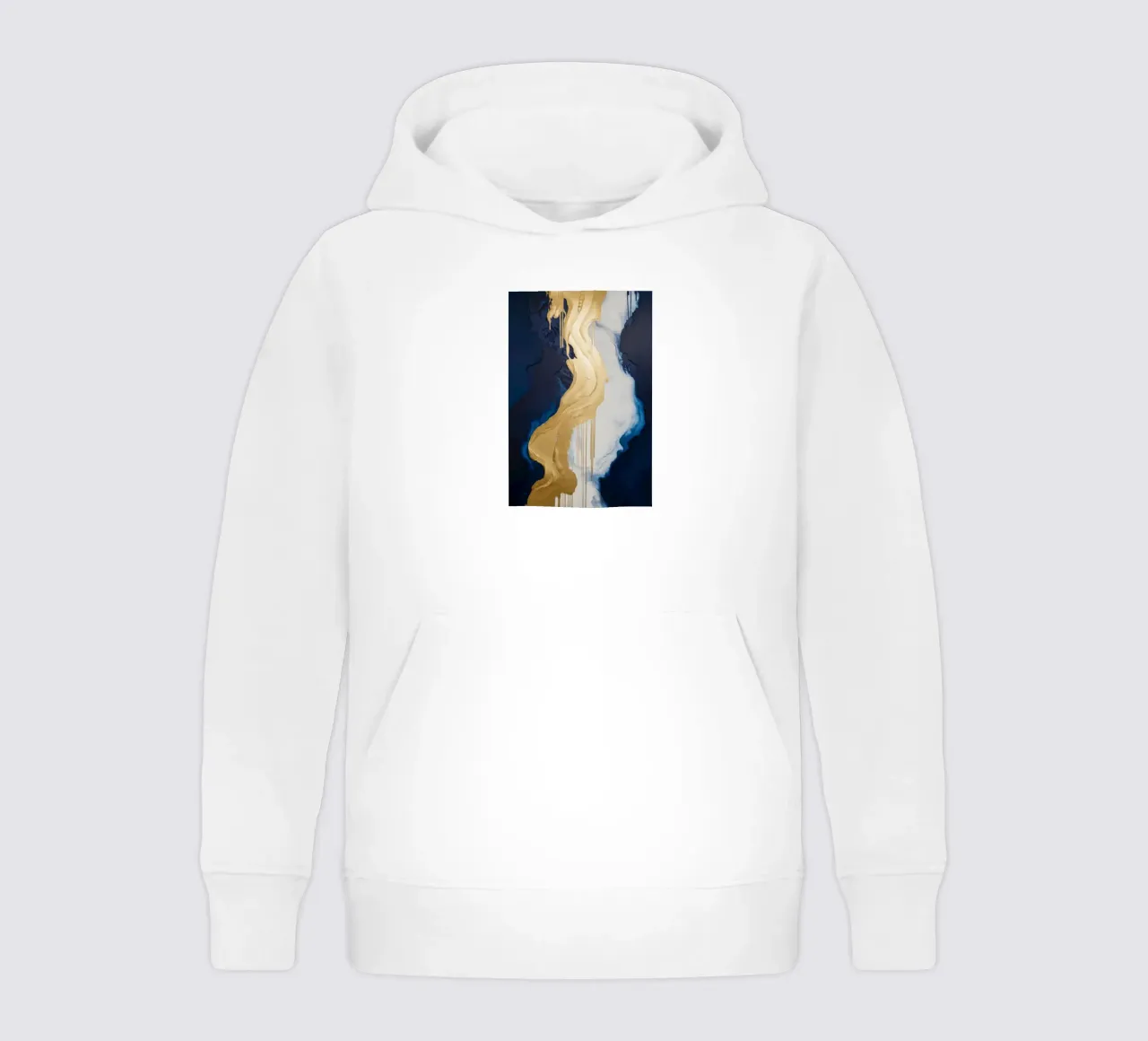Golden Melt Rise kids hoodie by Monarch Arc