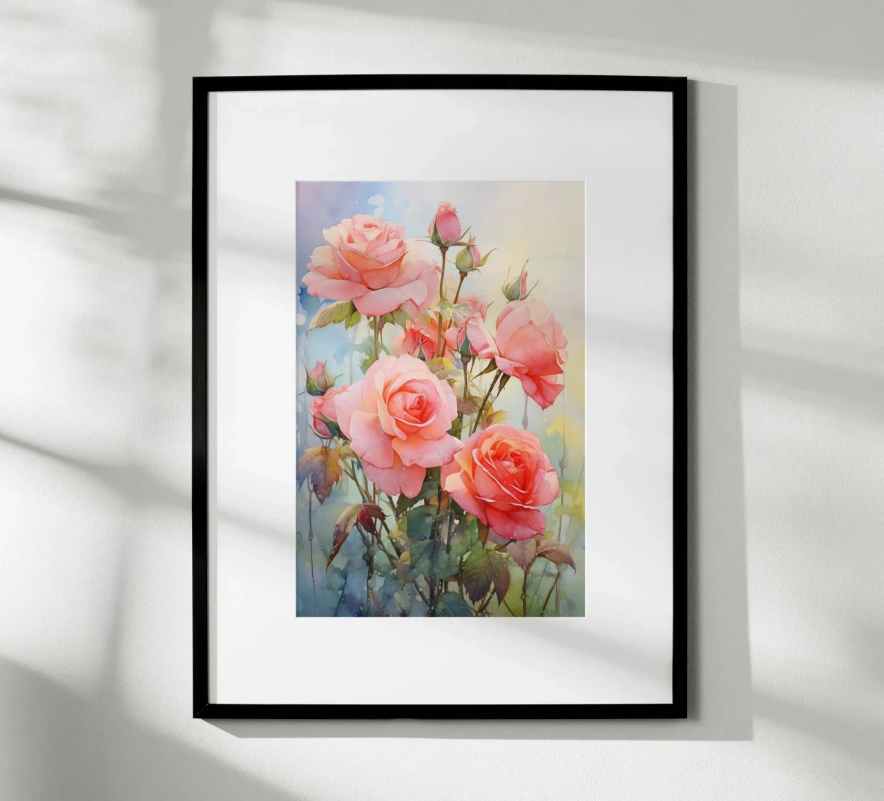 La rosa rosa poster de Imagine