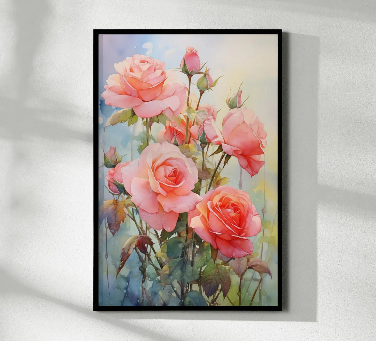 La rosa rosa poster de Imagine