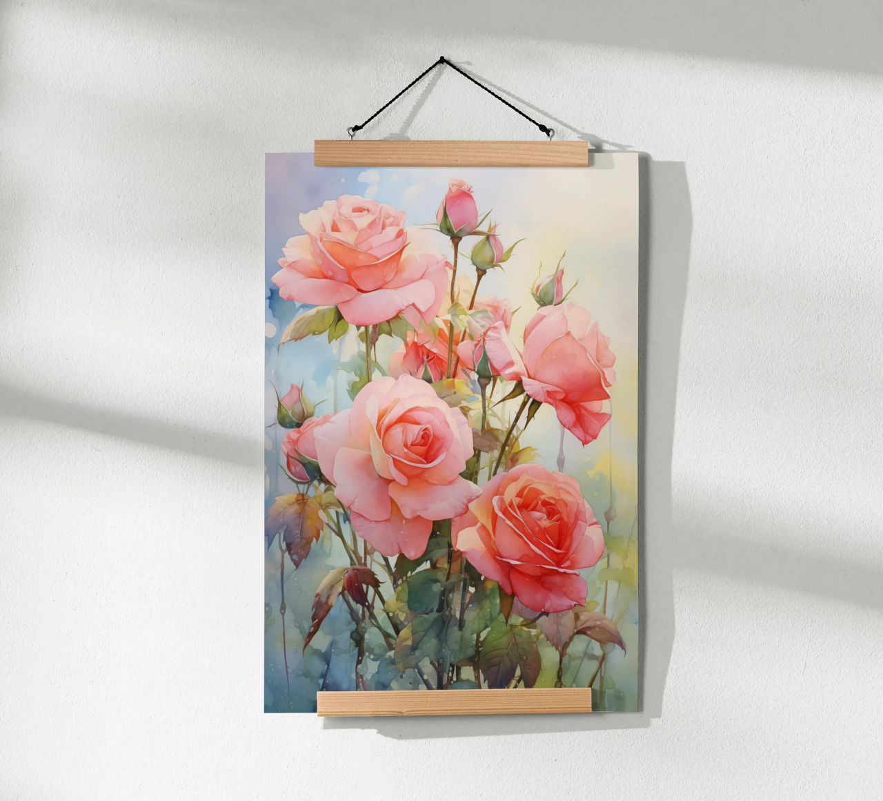 La rosa rosa poster de Imagine