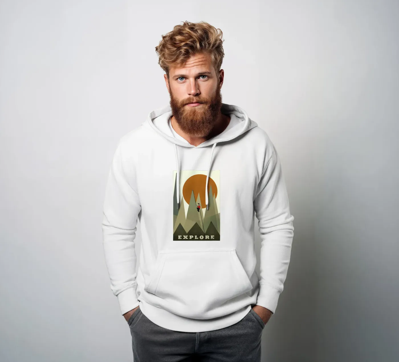 explore hoodie van Brian Buckley