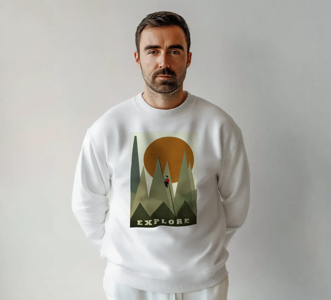 explore sweatshirt van Brian Buckley