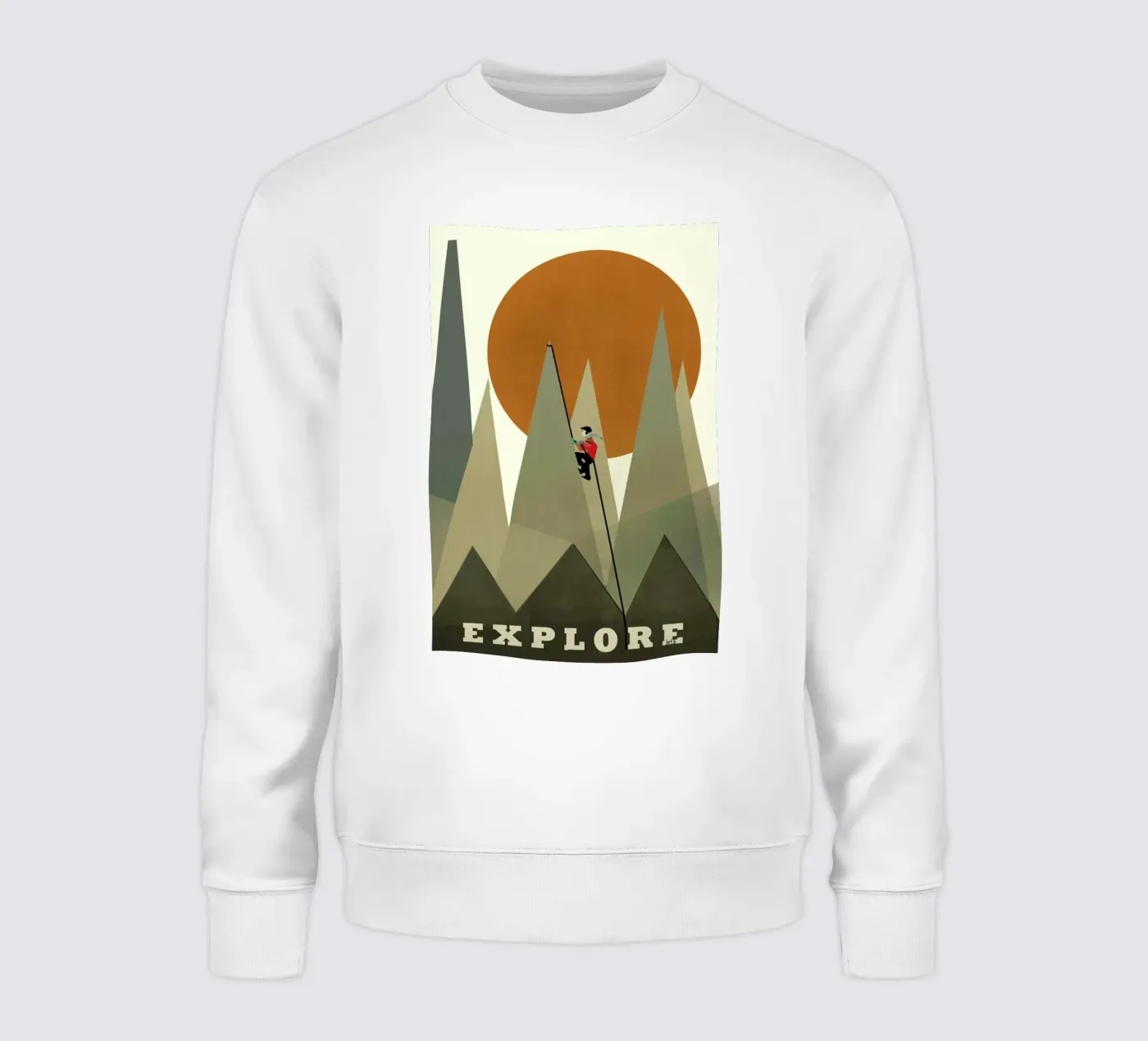explore sweatshirt van Brian Buckley