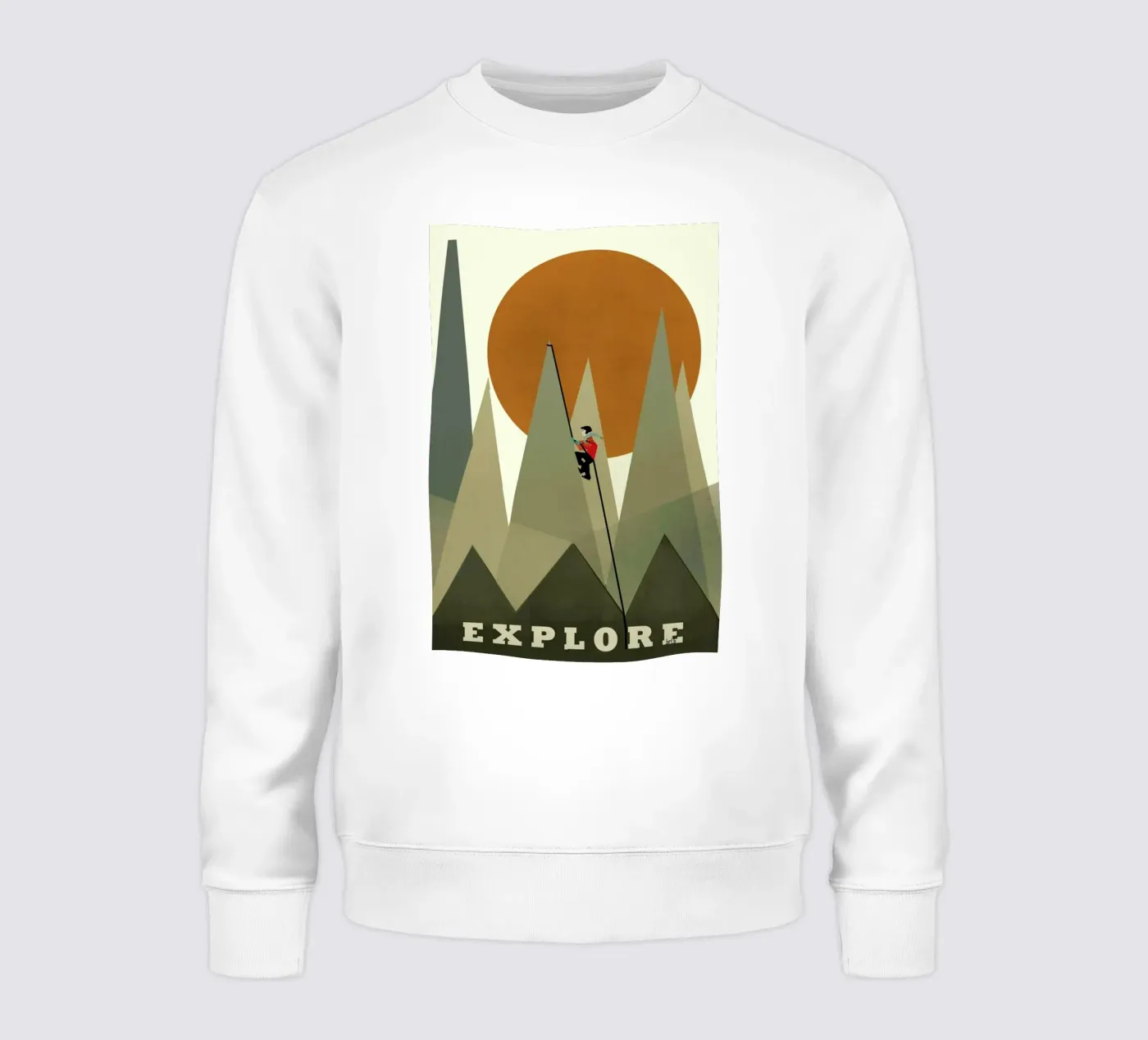 explore sweatshirt van Brian Buckley