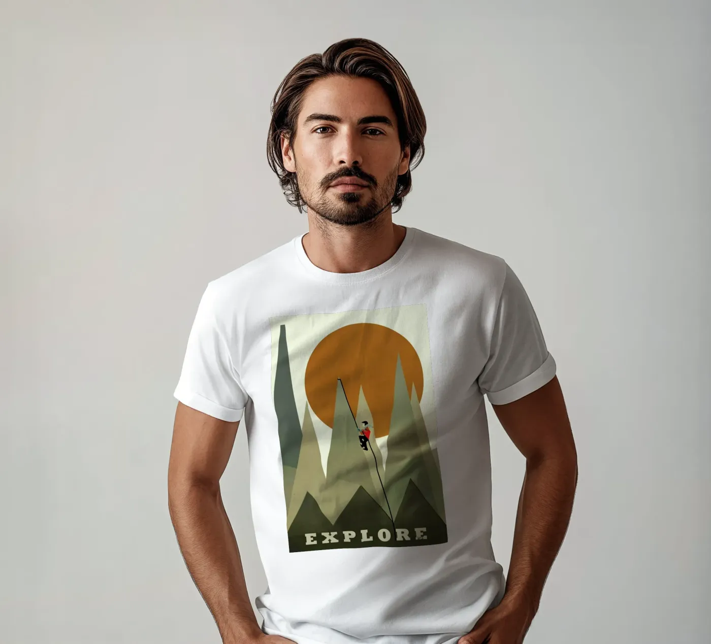 explore t-shirt by Brian Buckley