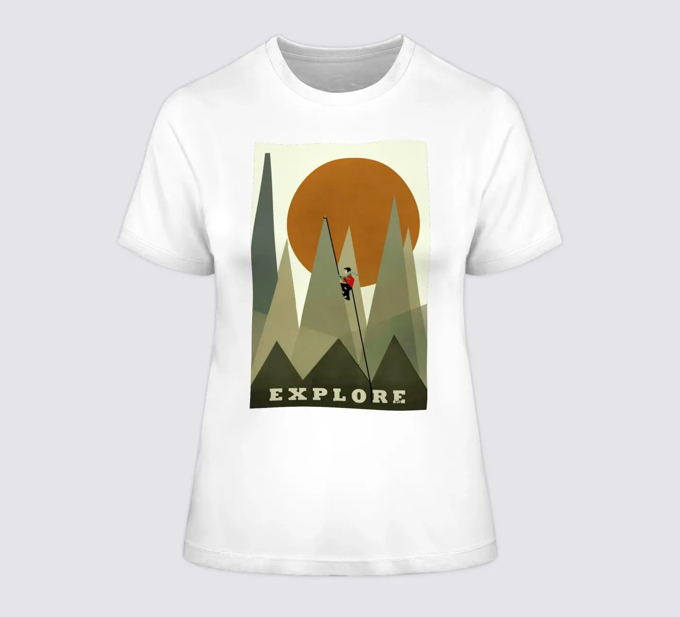 explore t-shirt da donna da Brian Buckley