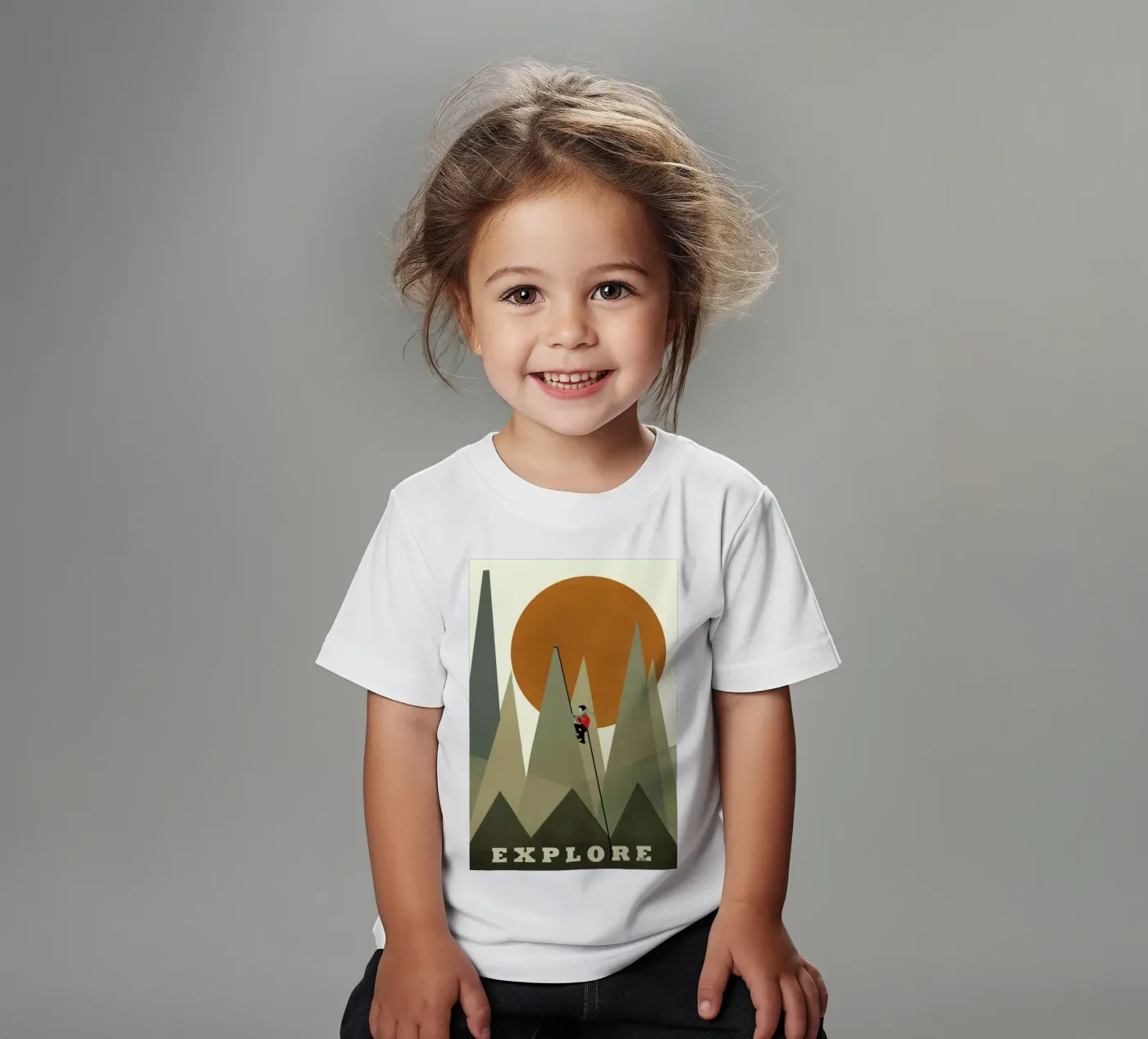 explore Kinder T-Shirt von Brian Buckley