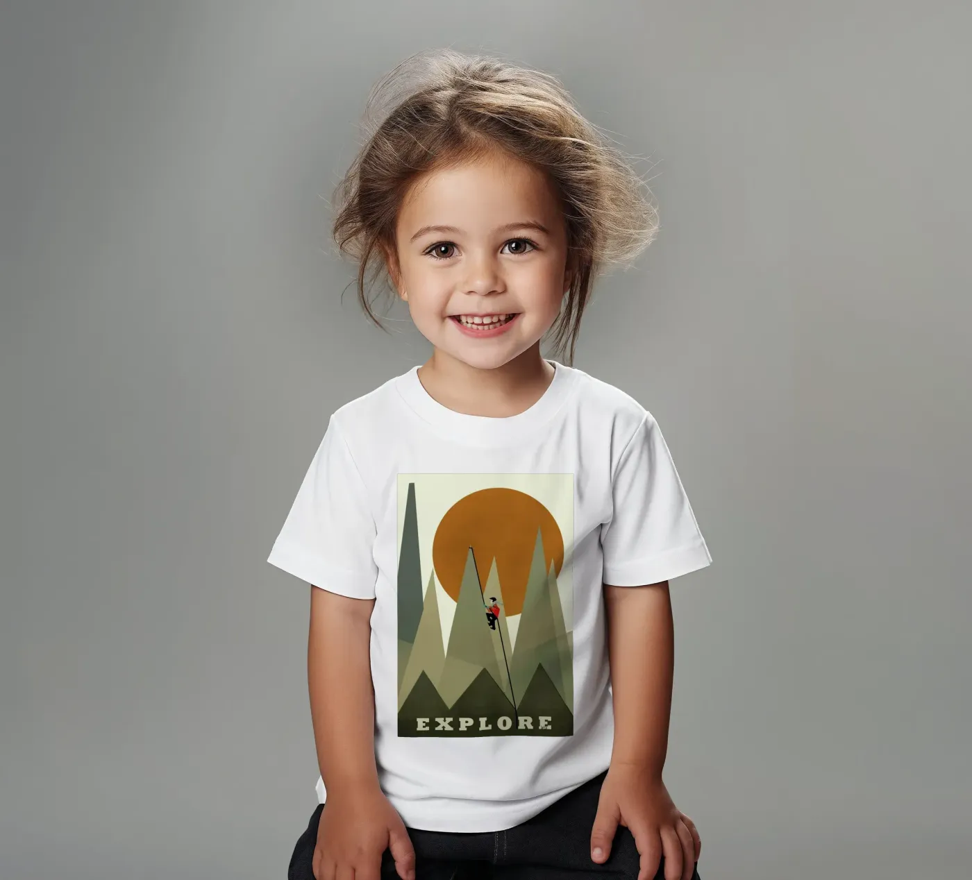 explore Kinder T-Shirt von Brian Buckley