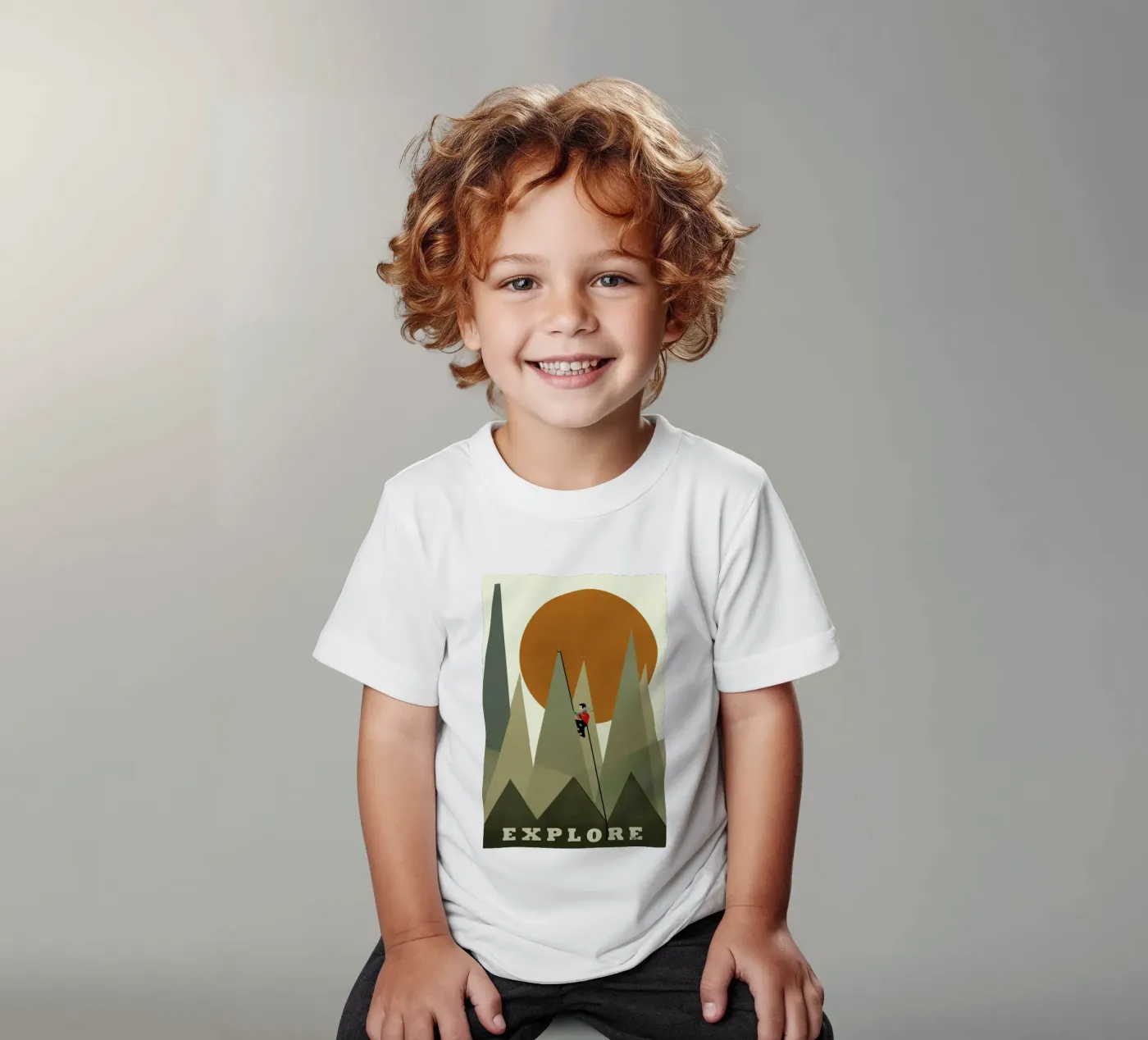 explore Kinder T-Shirt von Brian Buckley