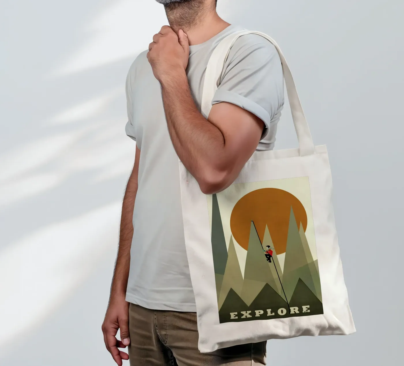 explore tote bag by Brian Buckley