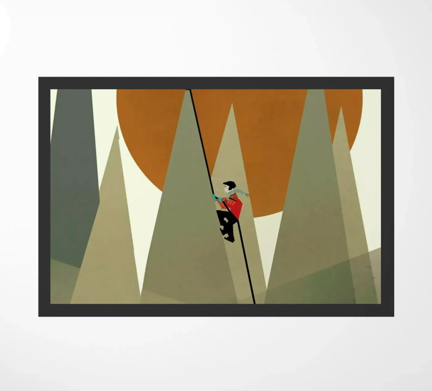 explore Fußmatte von Brian Buckley