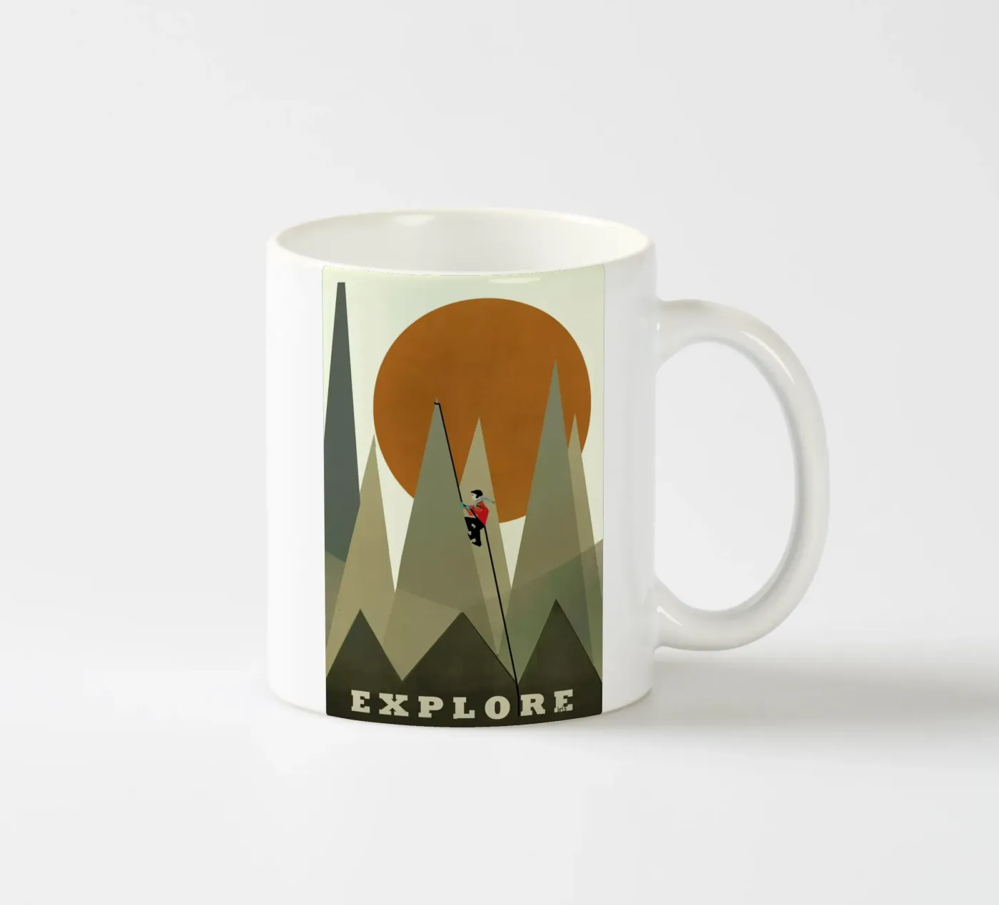 explore ceramic mug by Brian Buckley