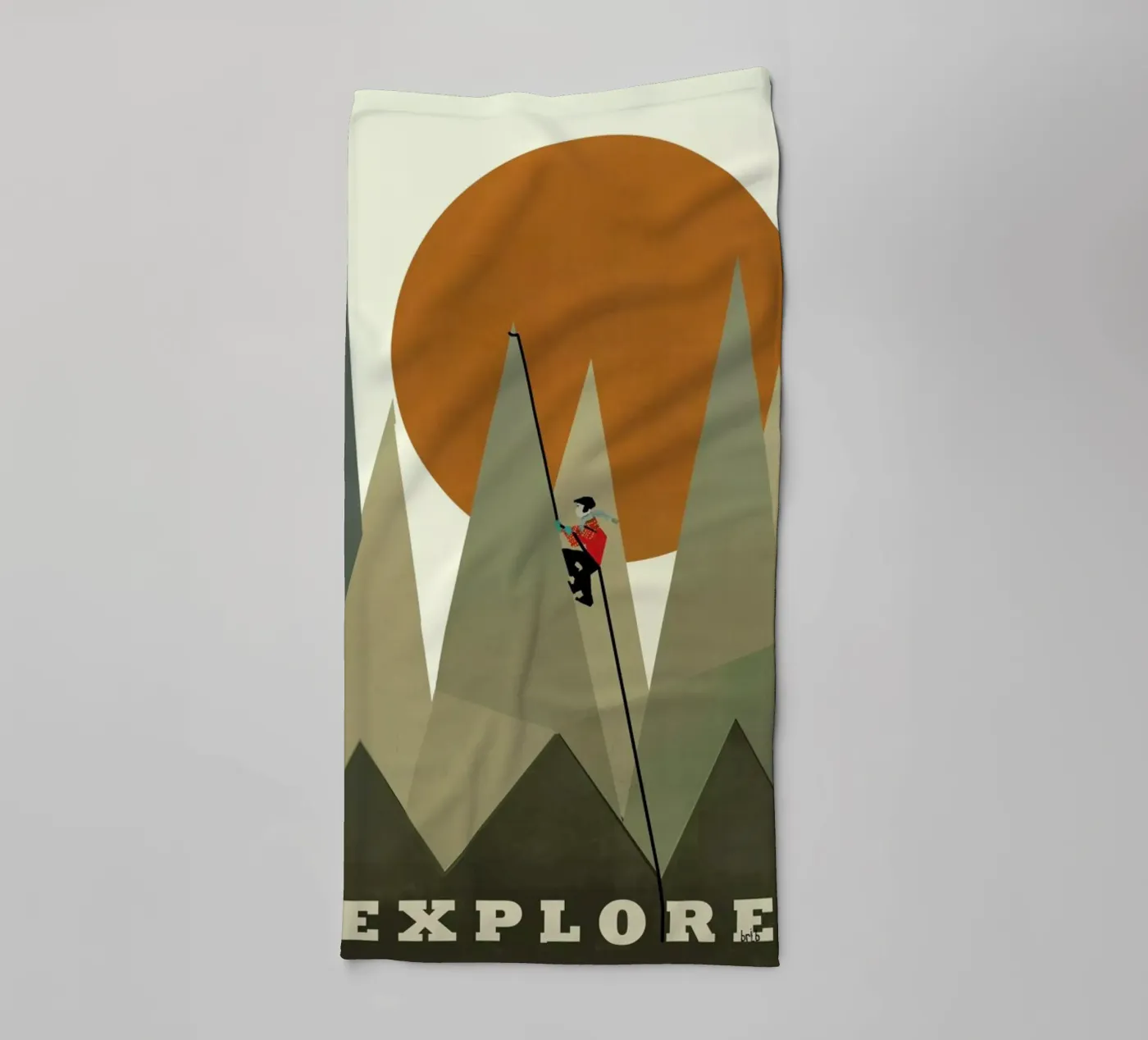 explore towel by Brian Buckley