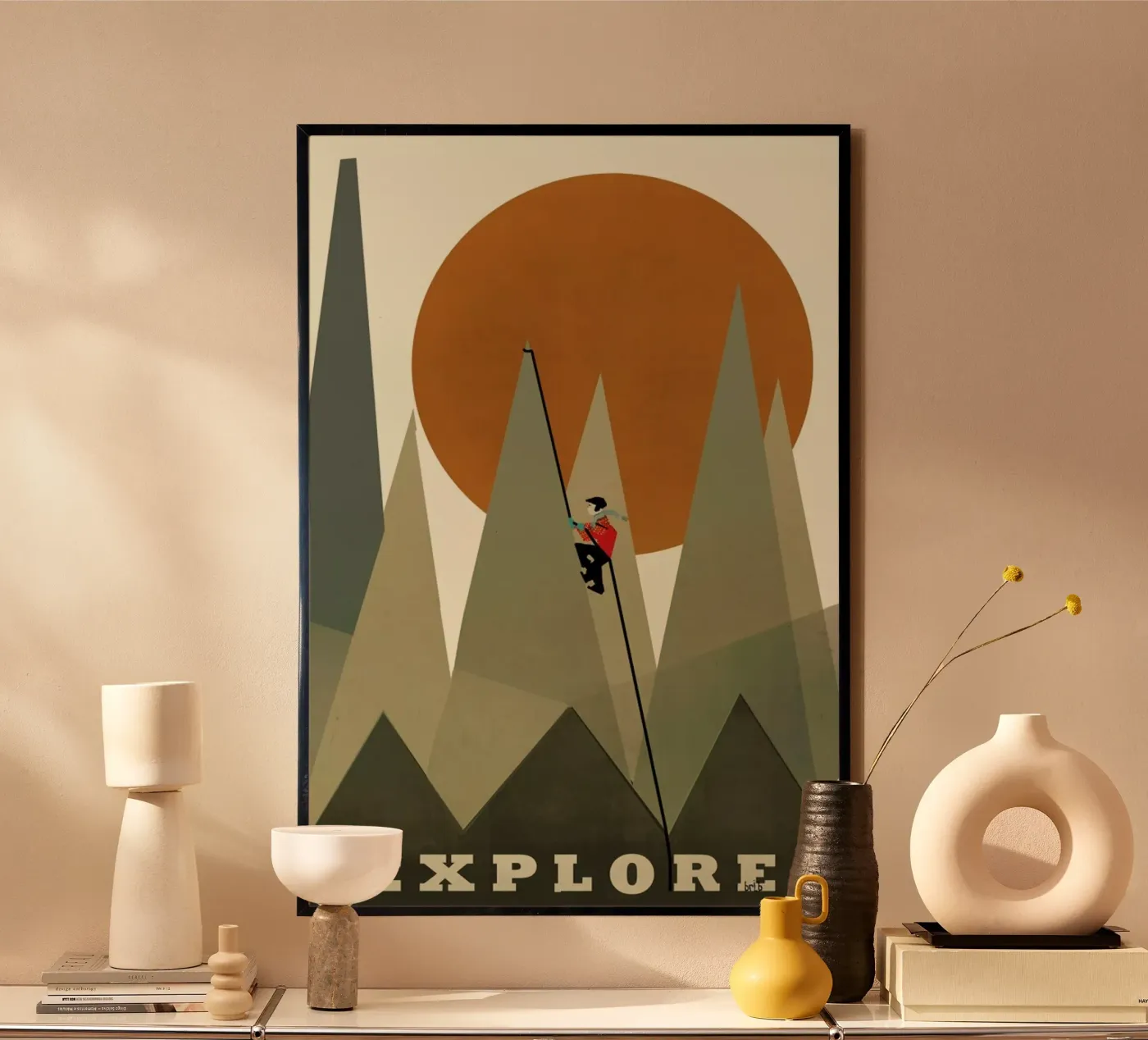explore Poster von Brian Buckley