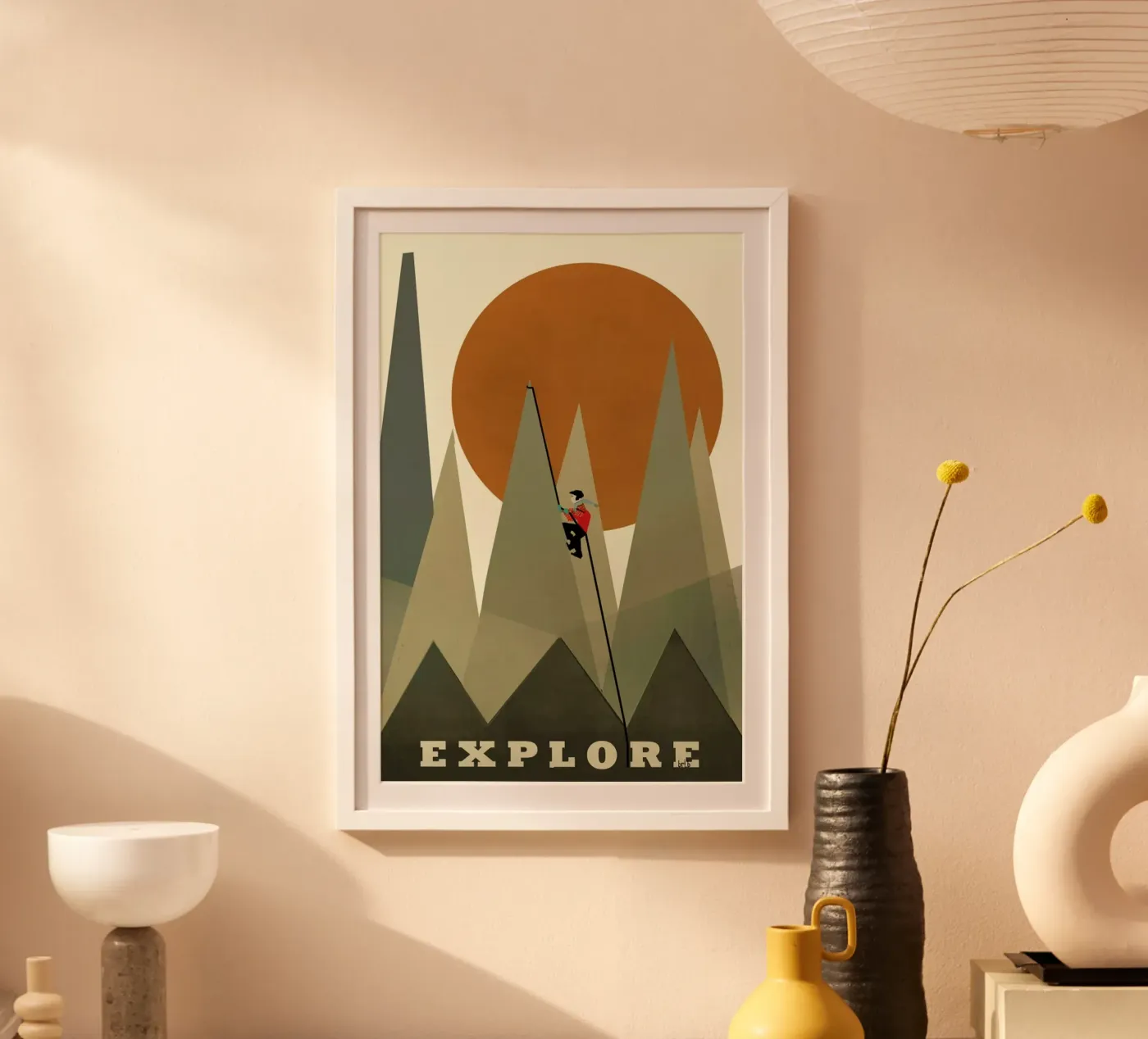 explore Poster von Brian Buckley