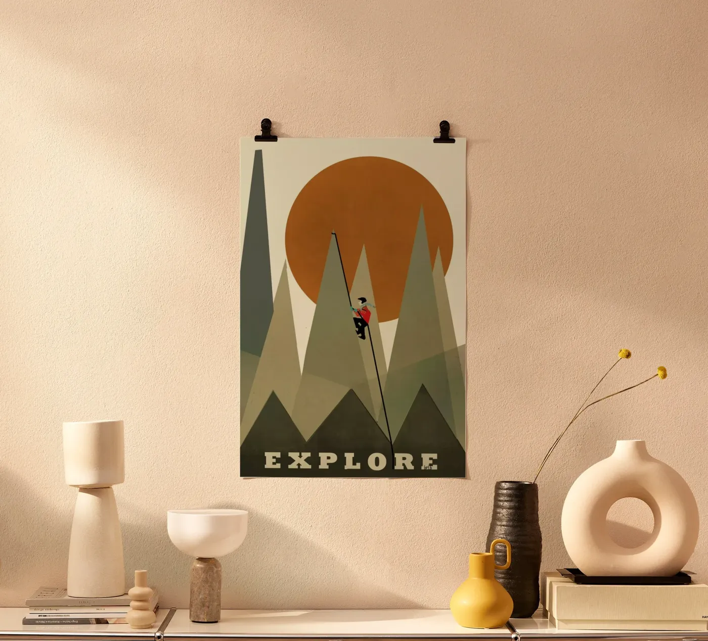 explore Poster von Brian Buckley