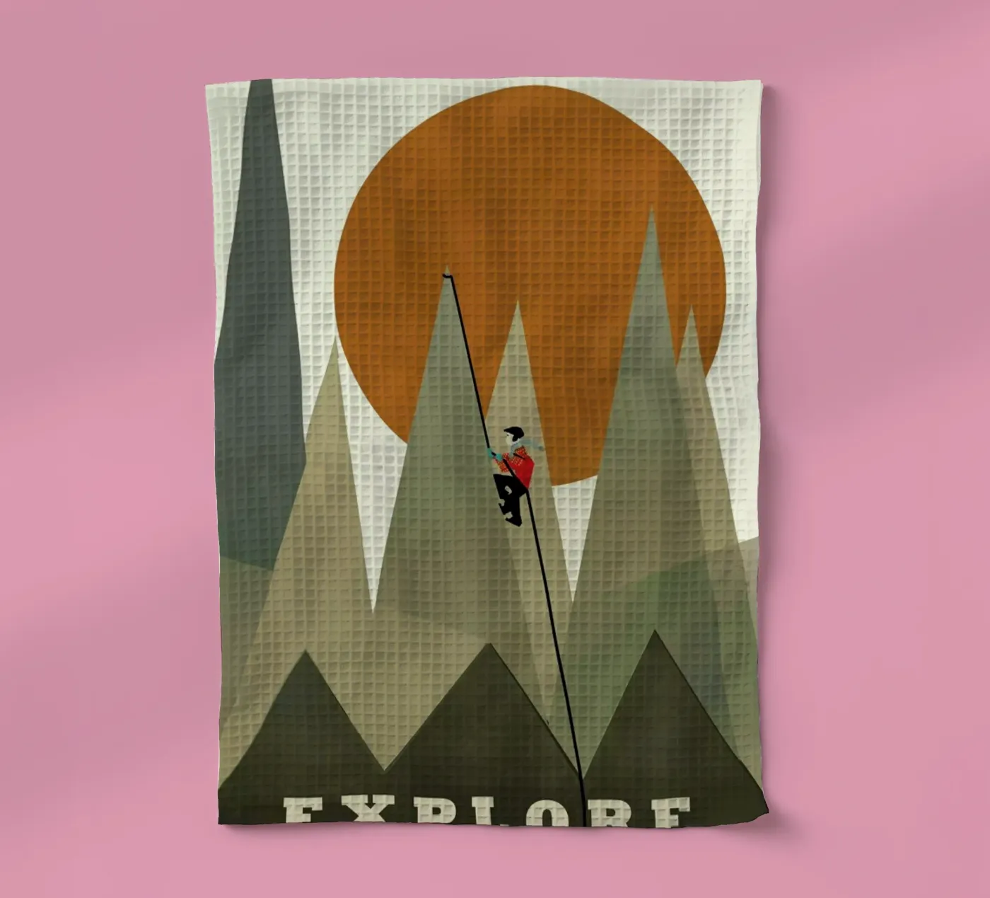 explore tea towel by Brian Buckley