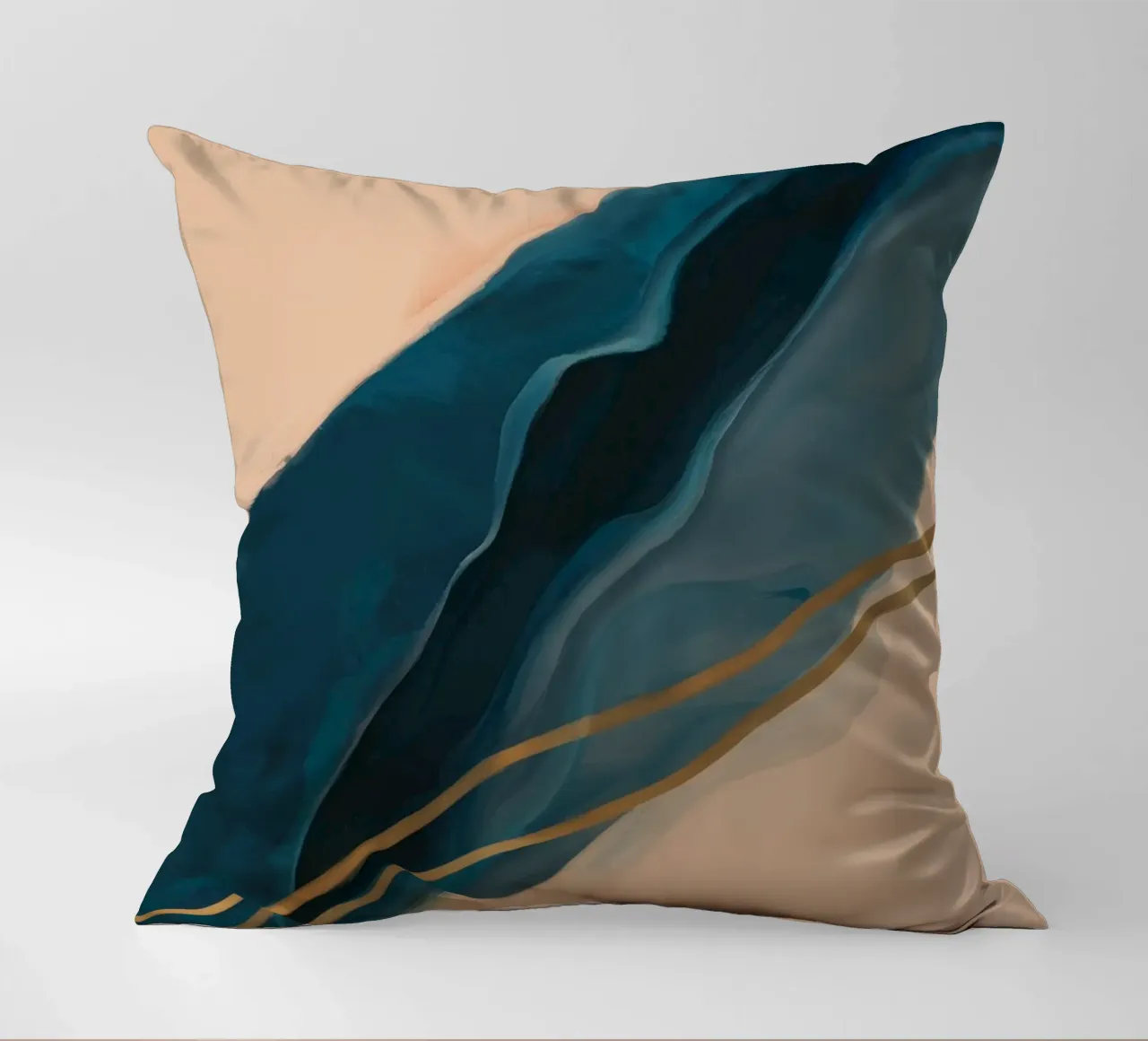 Terracotta Fold Pulse cuscino da Monarch Arc