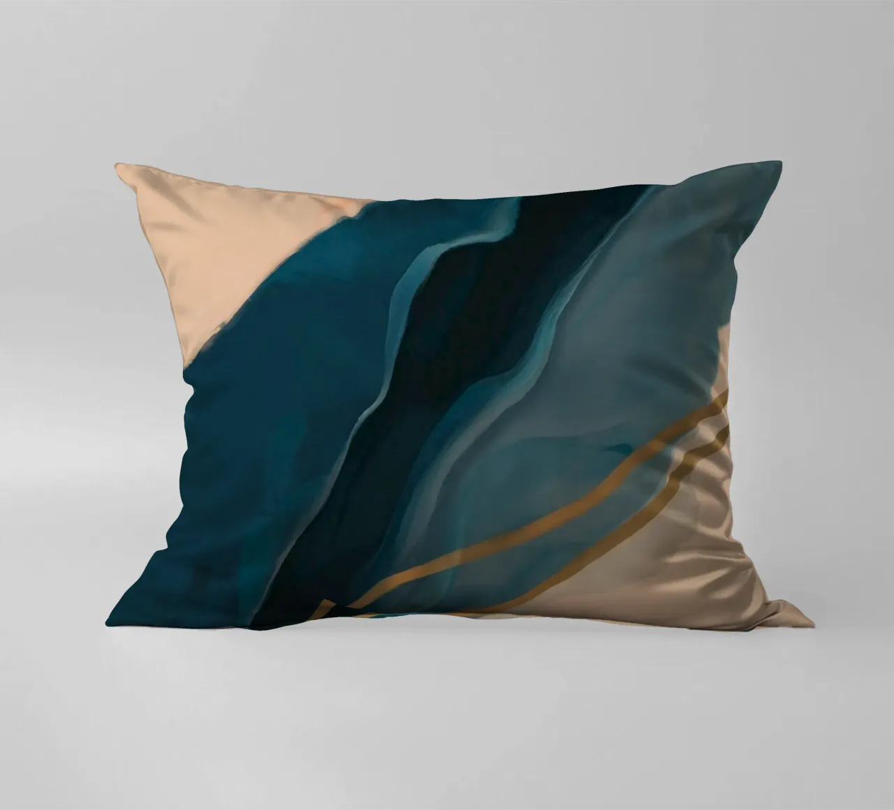 Terracotta Fold Pulse cuscino da Monarch Arc