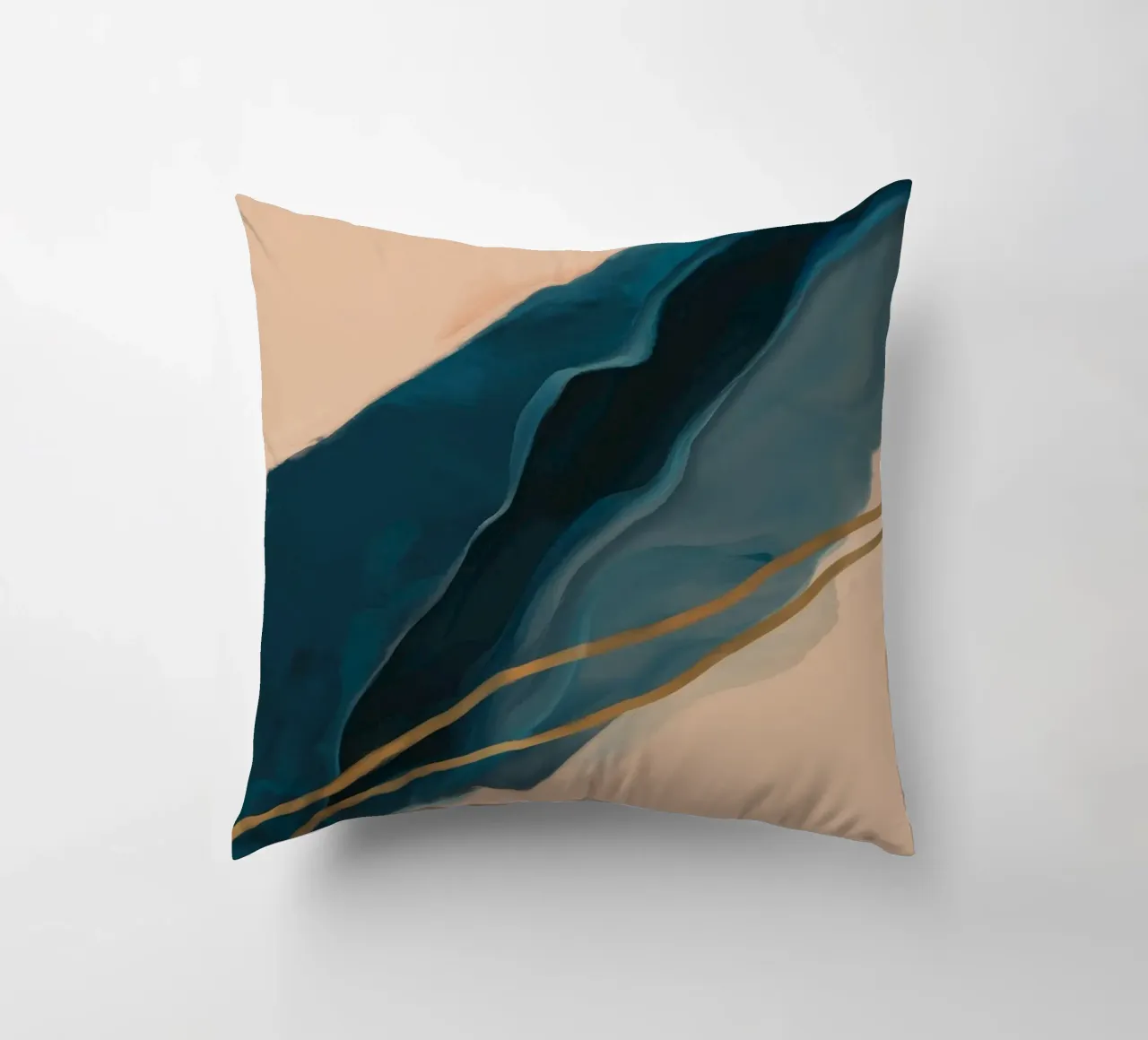 Terracotta Fold Pulse cuscino da Monarch Arc