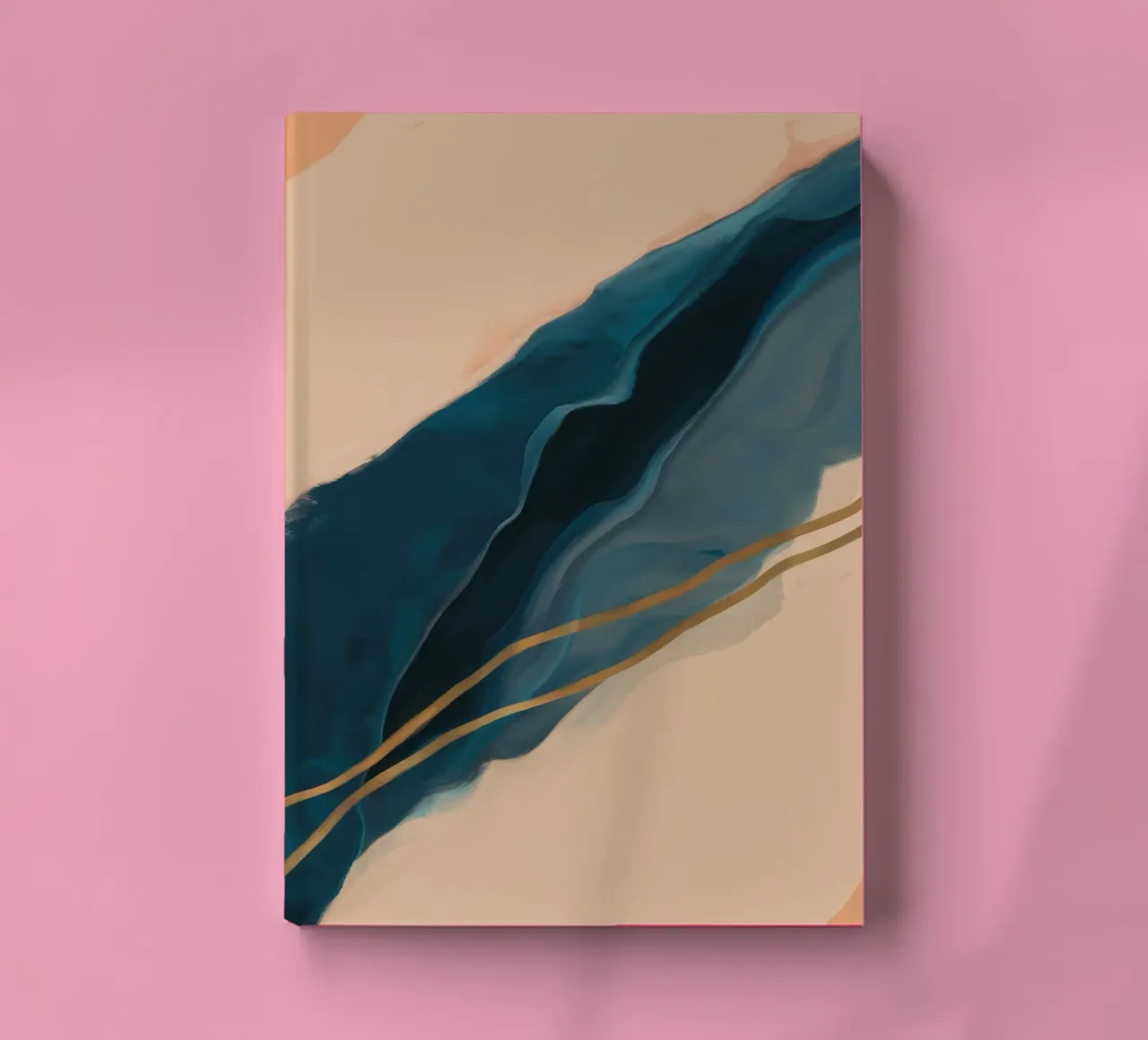 Terracotta Fold Pulse notebook by Monarch Arc