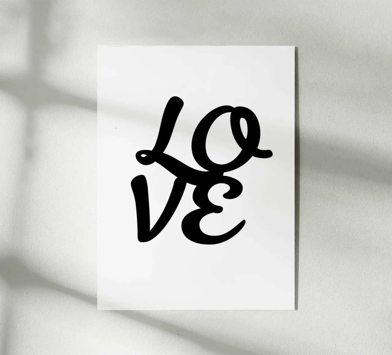 Liefde acryl van typostudio