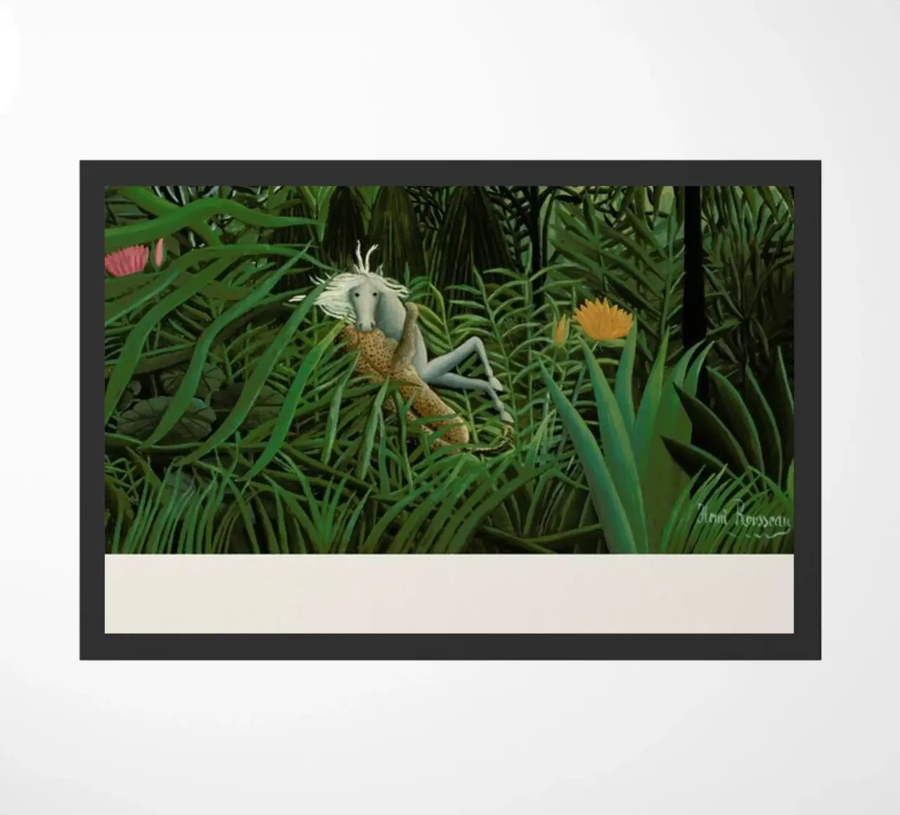 Rousseau - Jaguar Attacking a Horse zerbino da ARTOTHEK