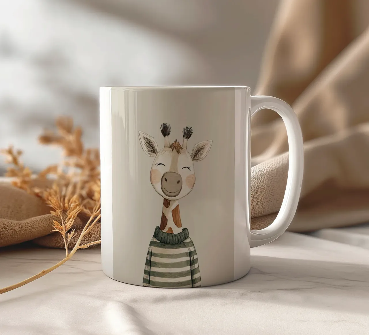 Giraffa per la cameretta tazza in ceramica da Imagine
