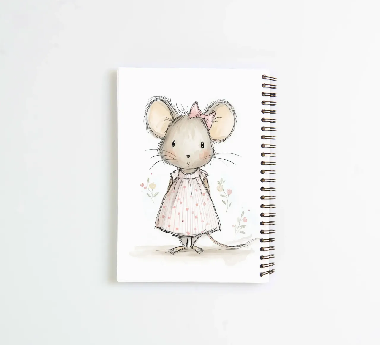 Mouse for the nursery spiral notebook by Imagine