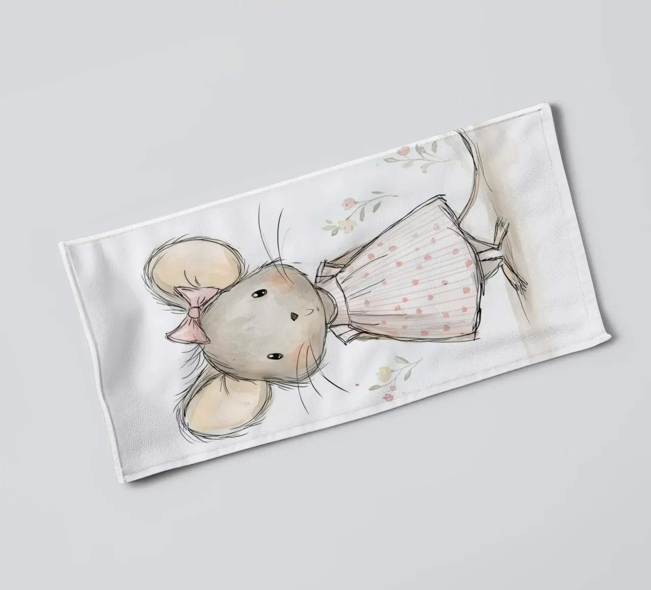 Mouse for the nursery towel by Imagine