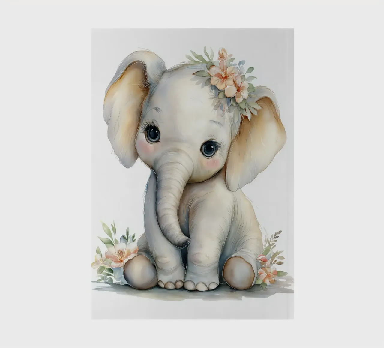 Elephant nursery notebook by Imagine