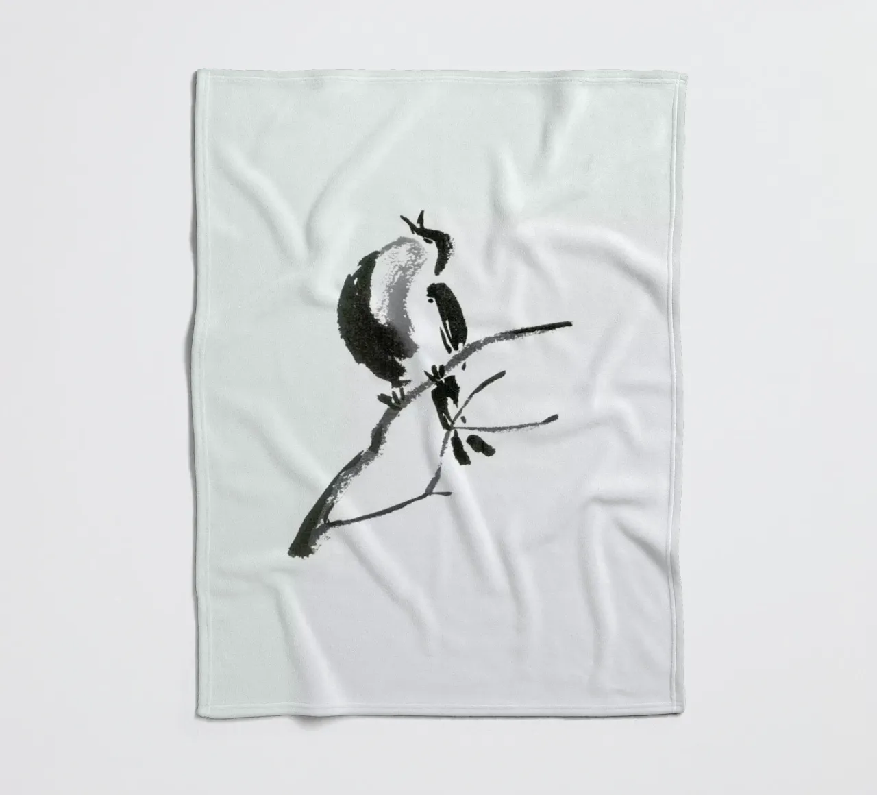 First Call of Spring II fleece blanket by Flora & Fauna