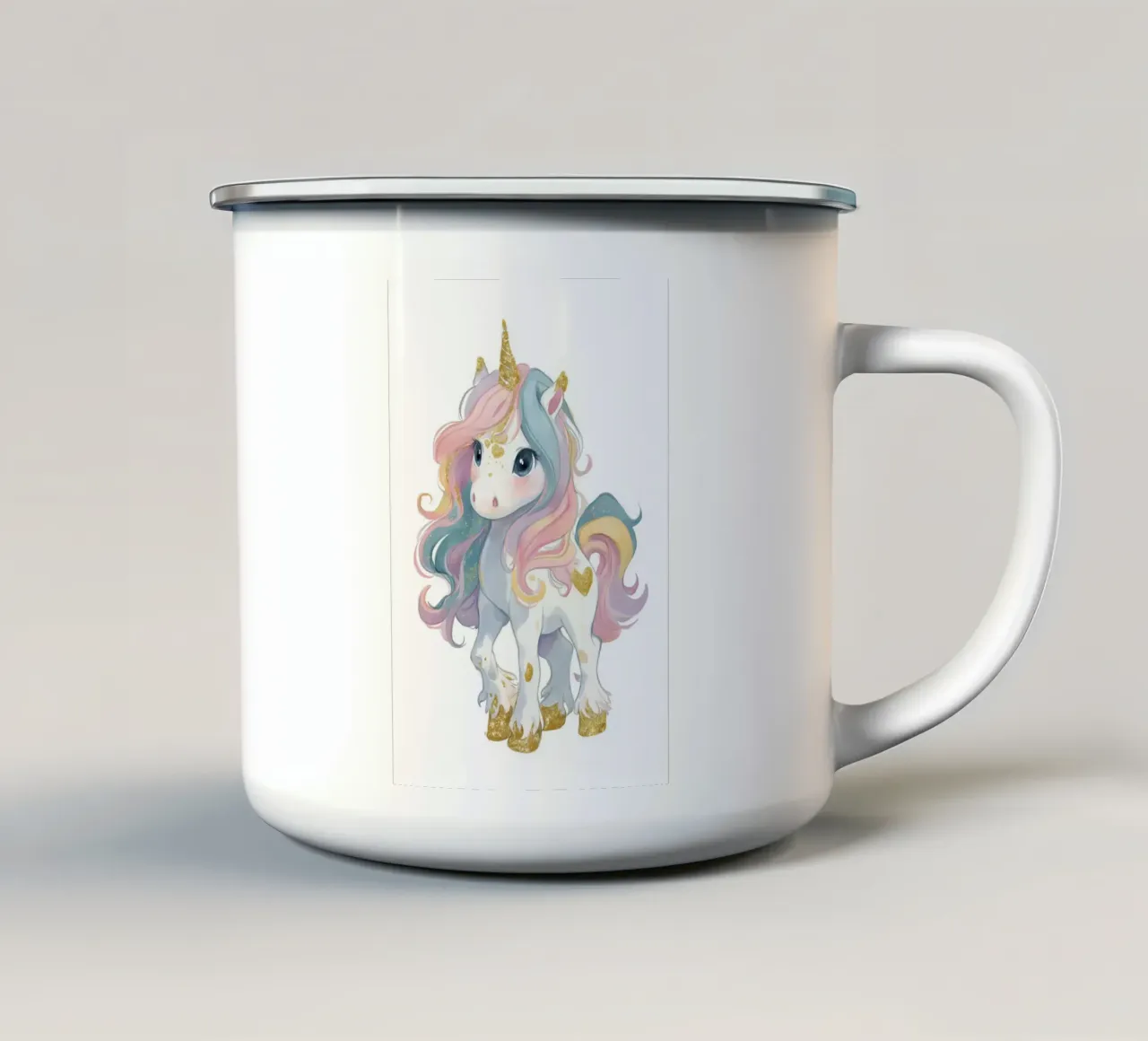 Asilo nido Unicorno tazza in smalto da Imagine