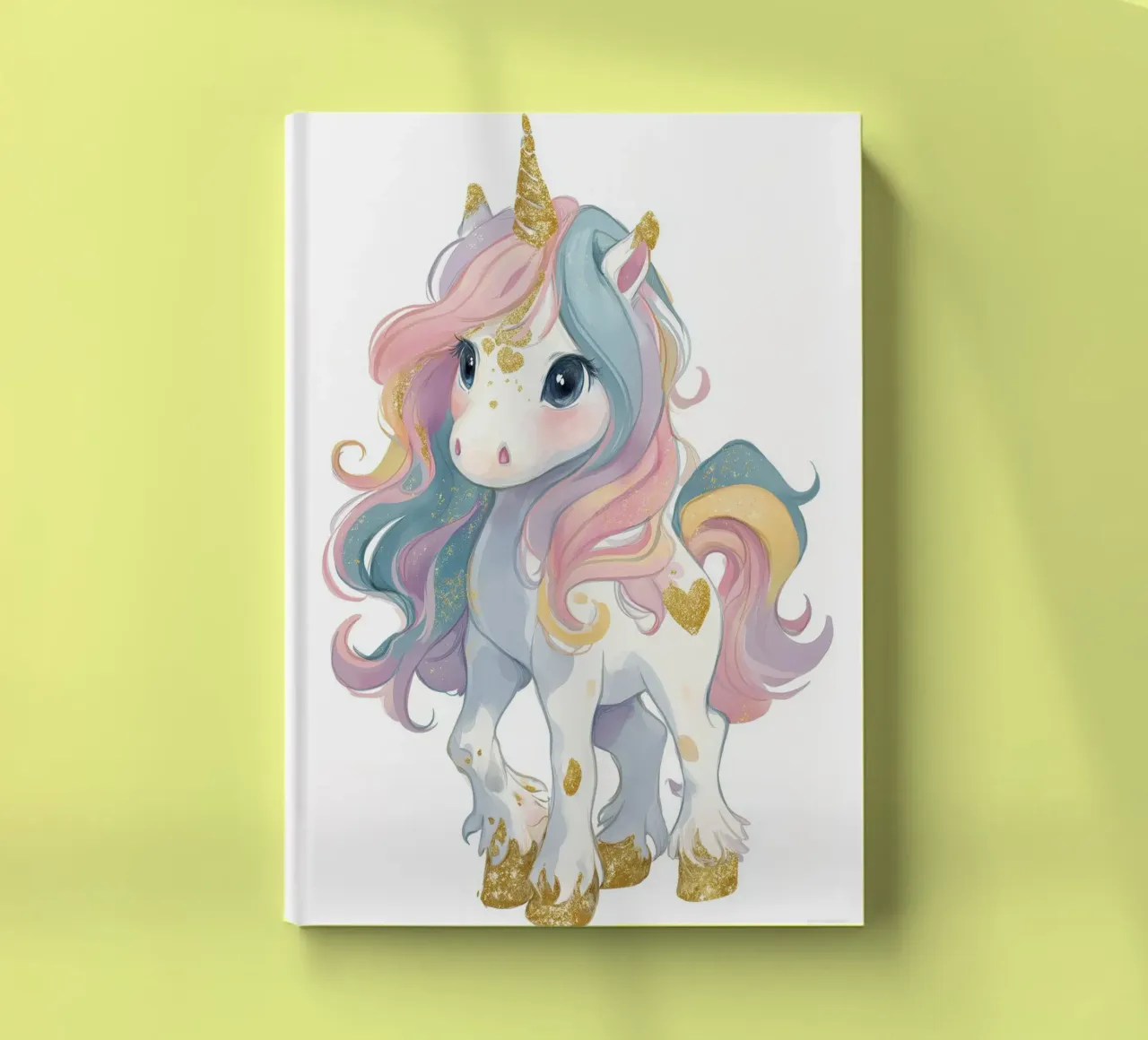 Unicorn nursery notebook by Imagine