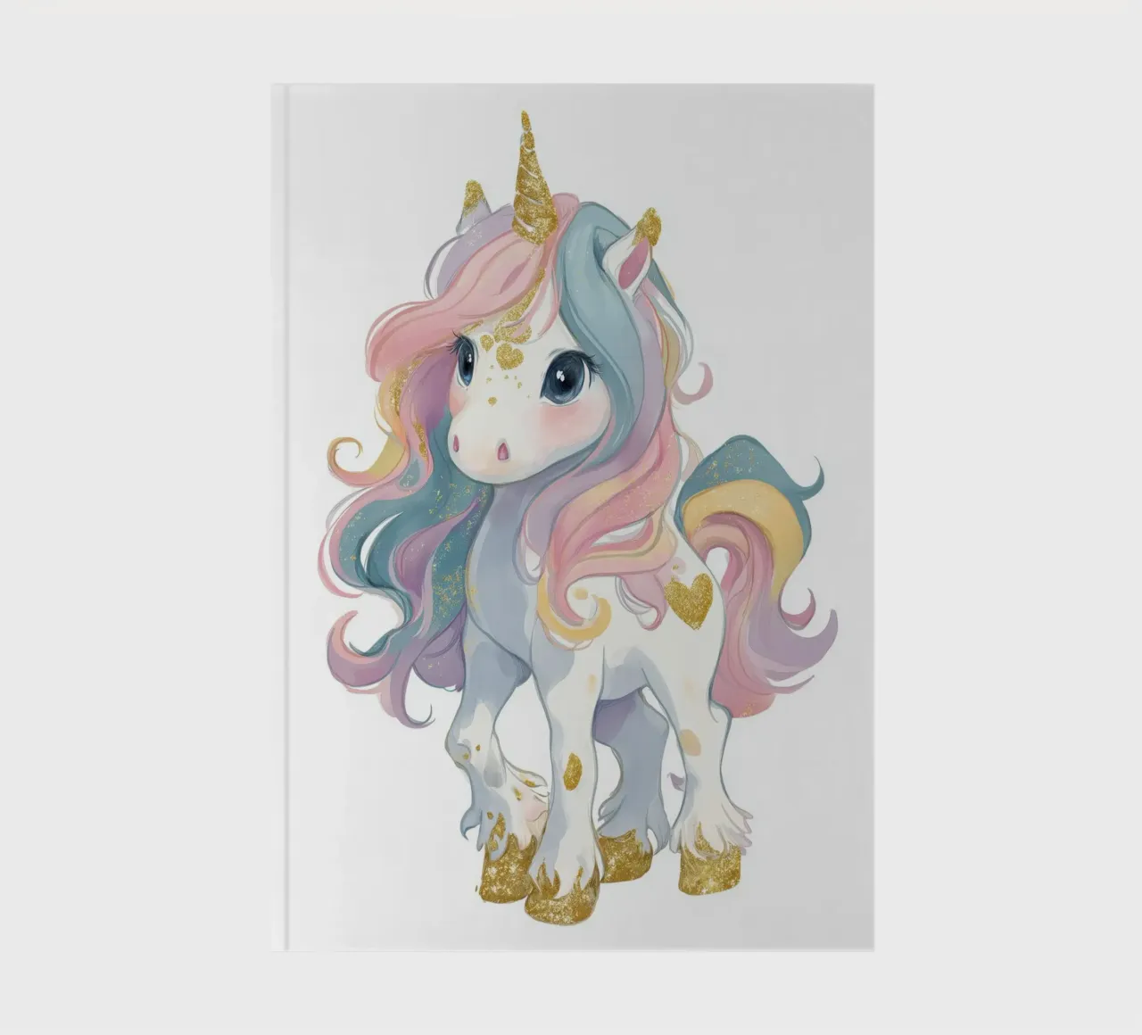 Unicorn nursery notebook by Imagine