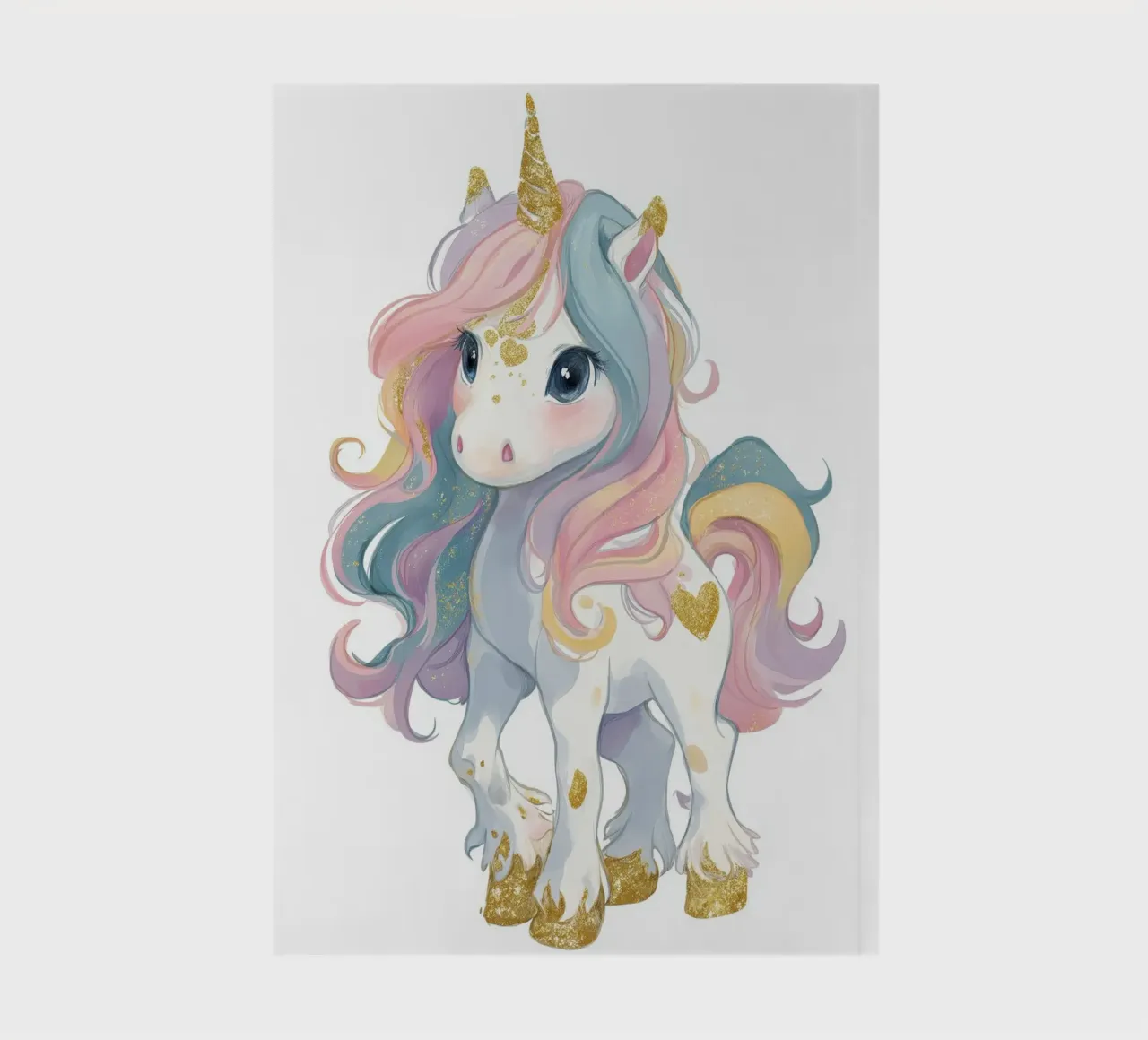 Unicorn nursery notebook by Imagine