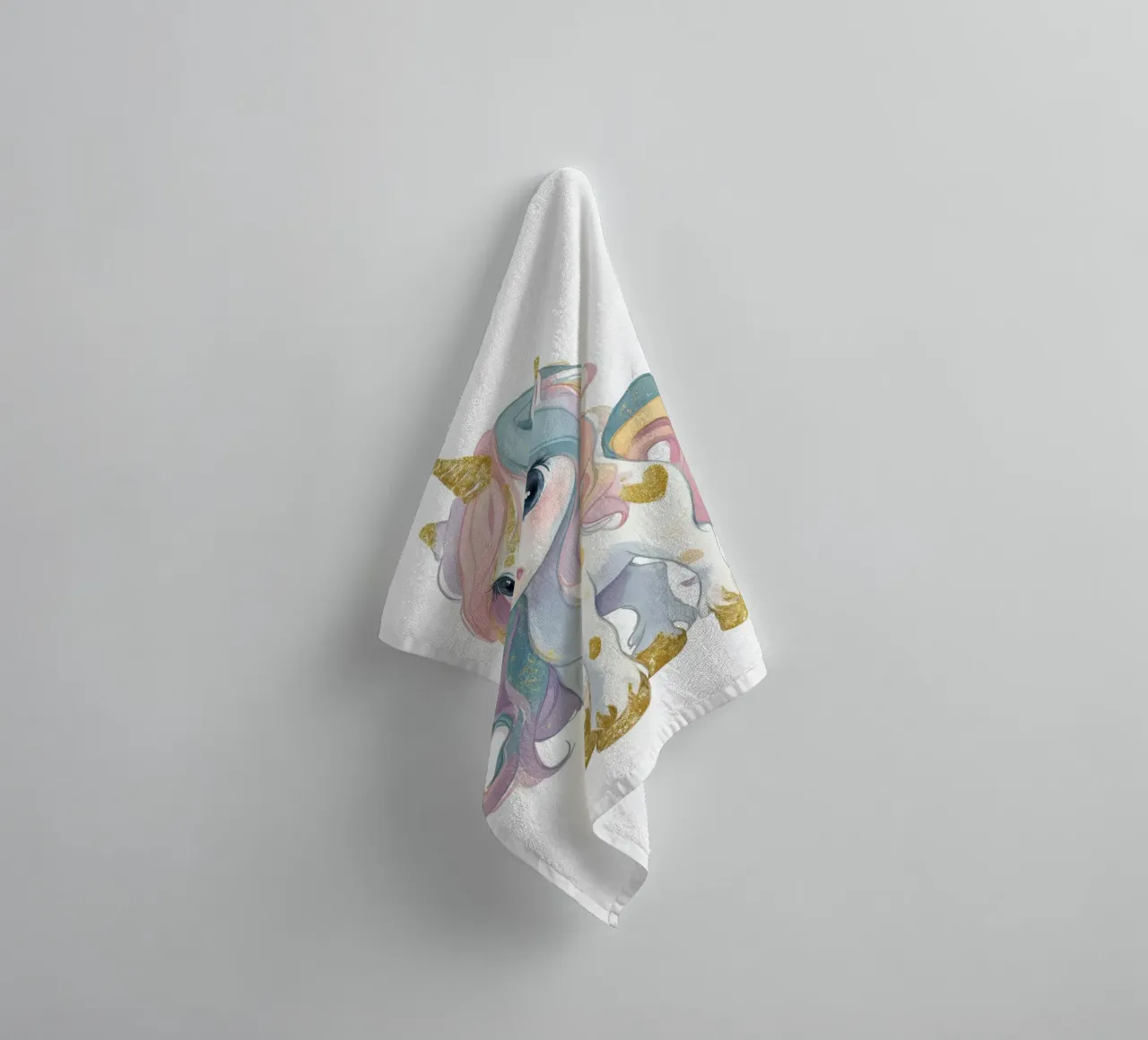 Unicorn nursery towel by Imagine